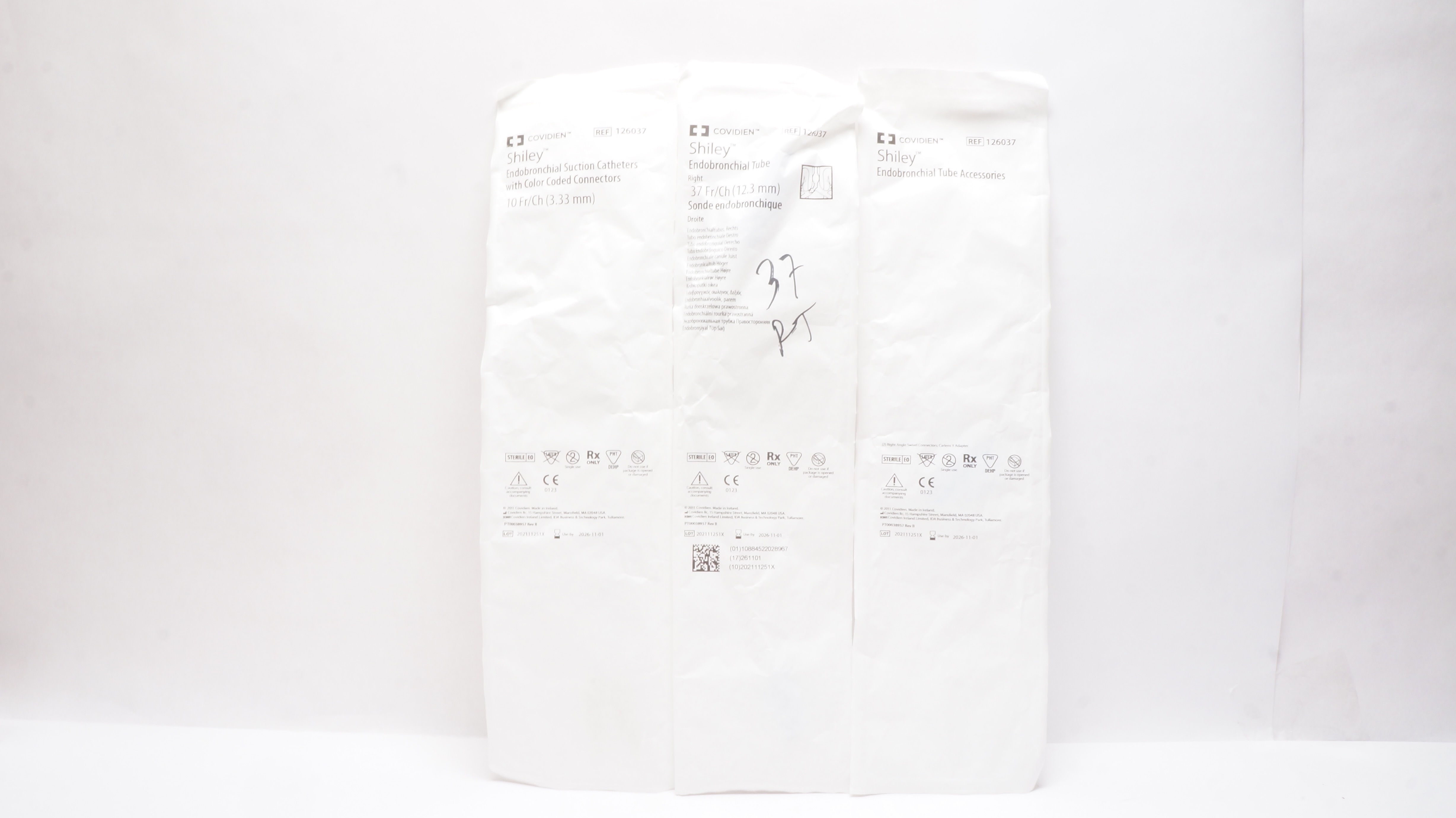 Covidien 126037 Shiley Endobronchial Suction Cath.10 Fr/Ch, Tube, Accessories