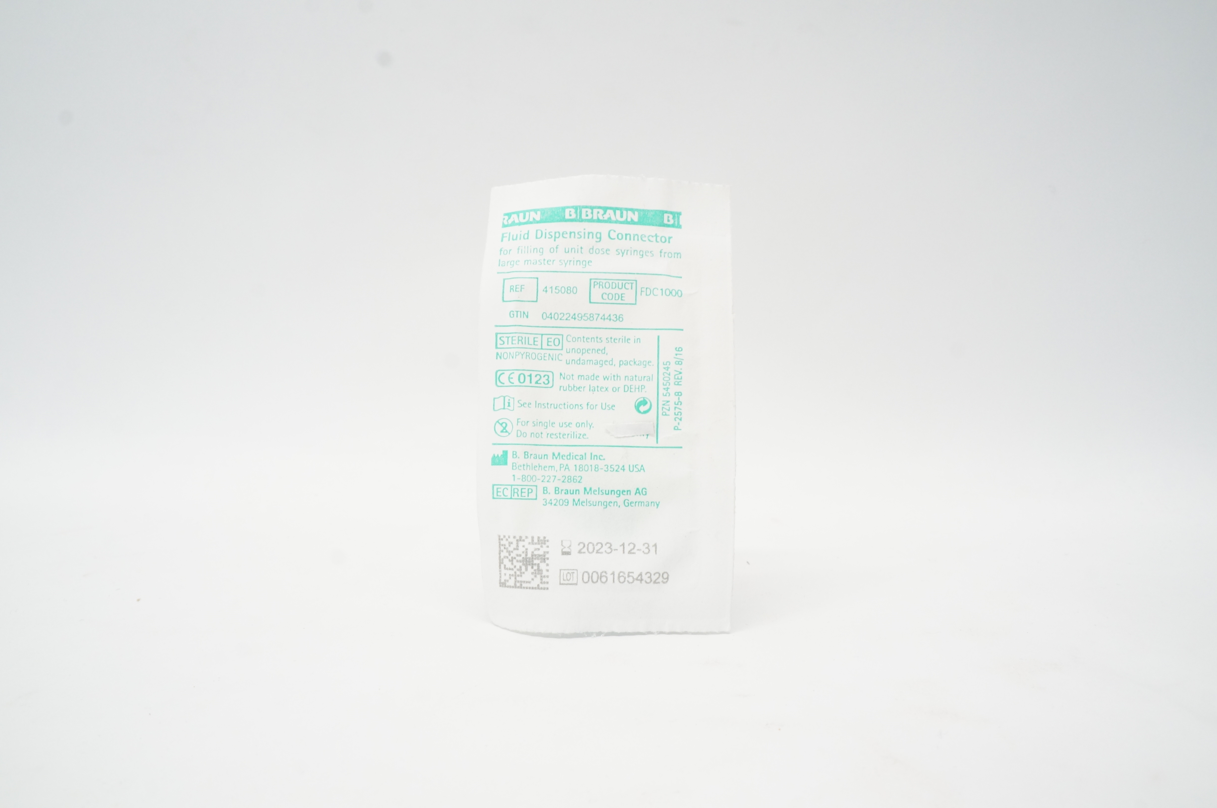 Braun 415080 Fluid Dispensing Connector (x)