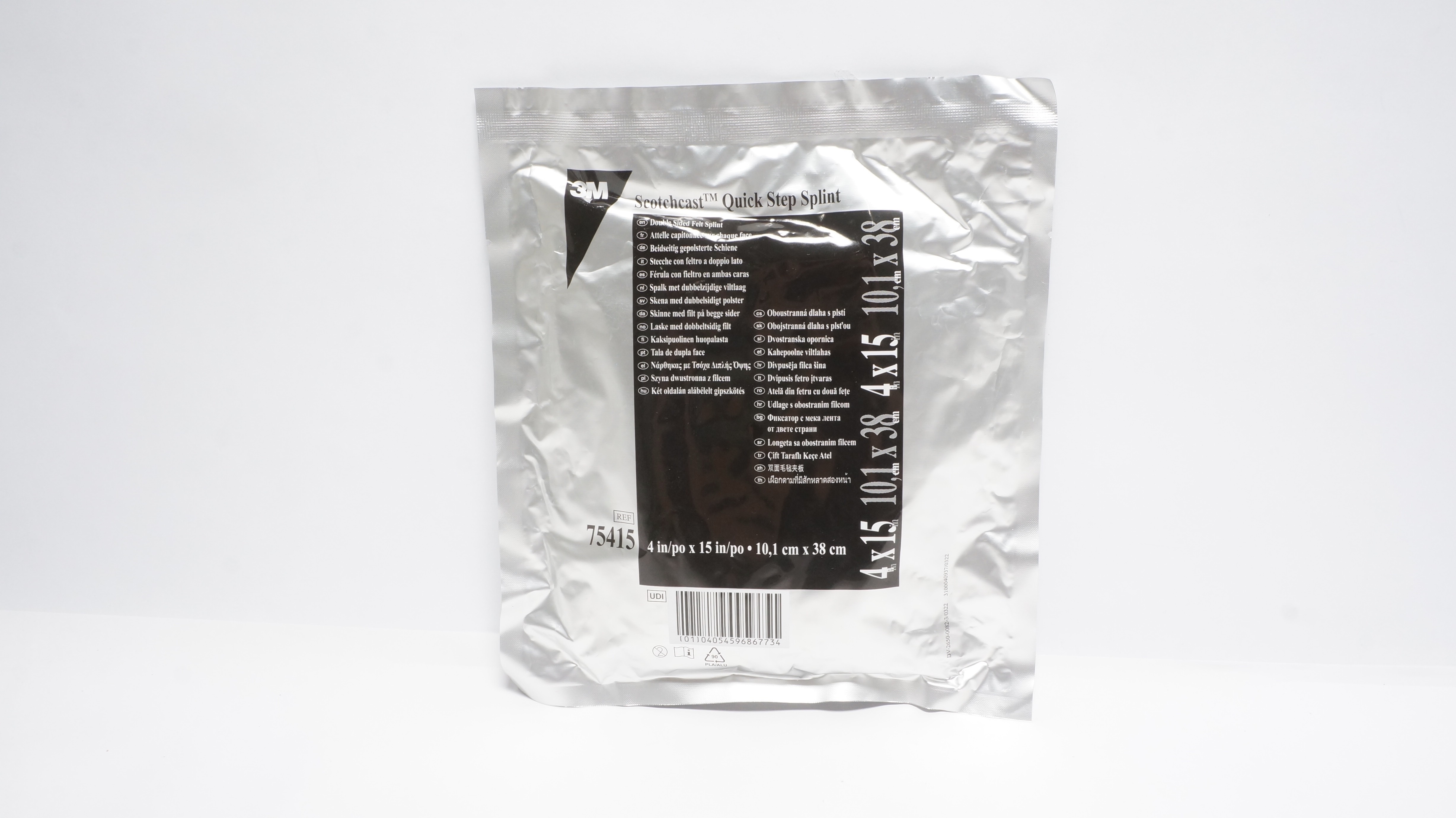 3M 75415 Scotchcast Quick Step Splint 4 in x 15 in Orthopedic