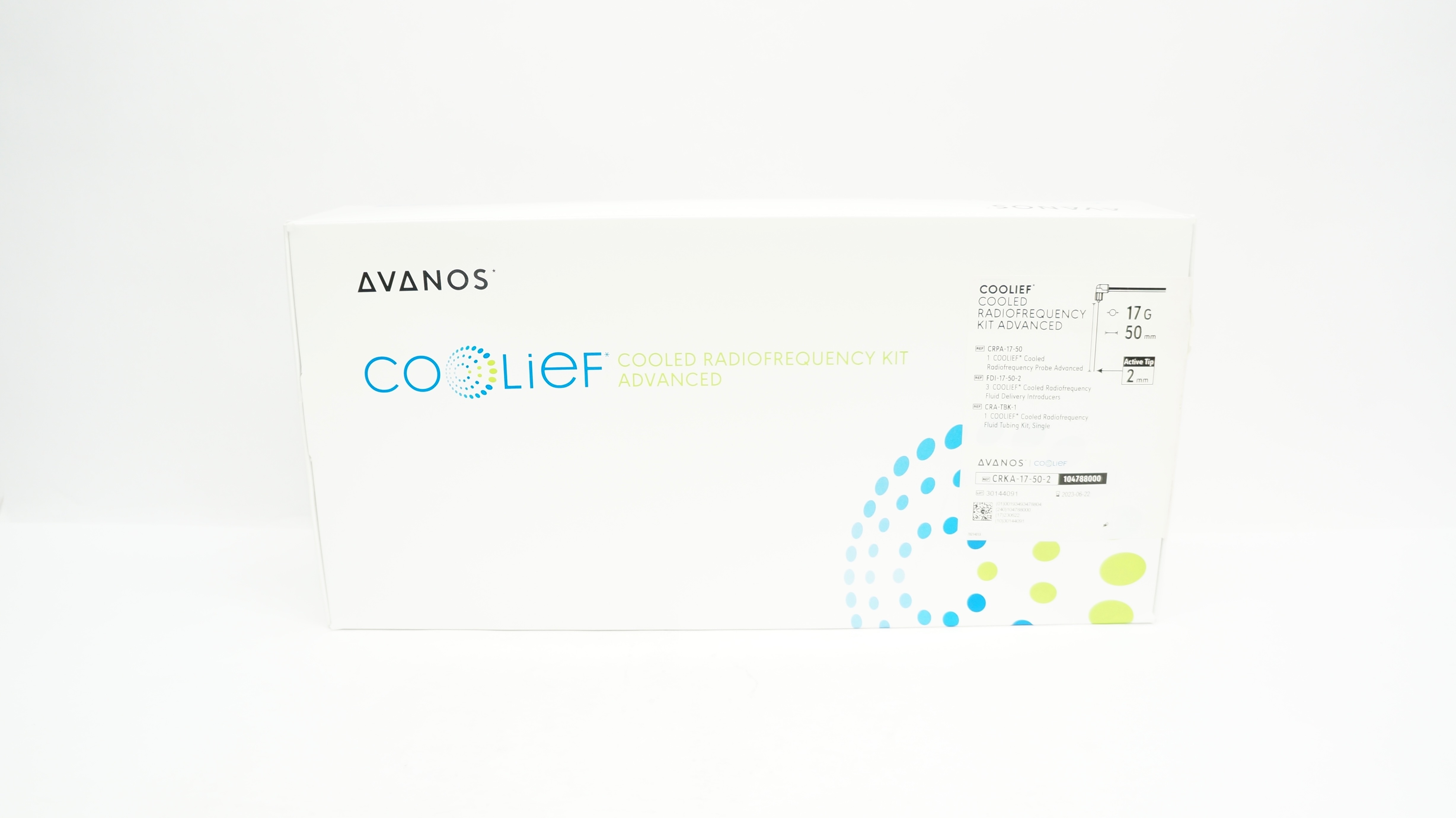Avanos CRKA-17-50-2 Coolief Cooled Radiofrequency Kit Advanced 17G x 50mm (x)