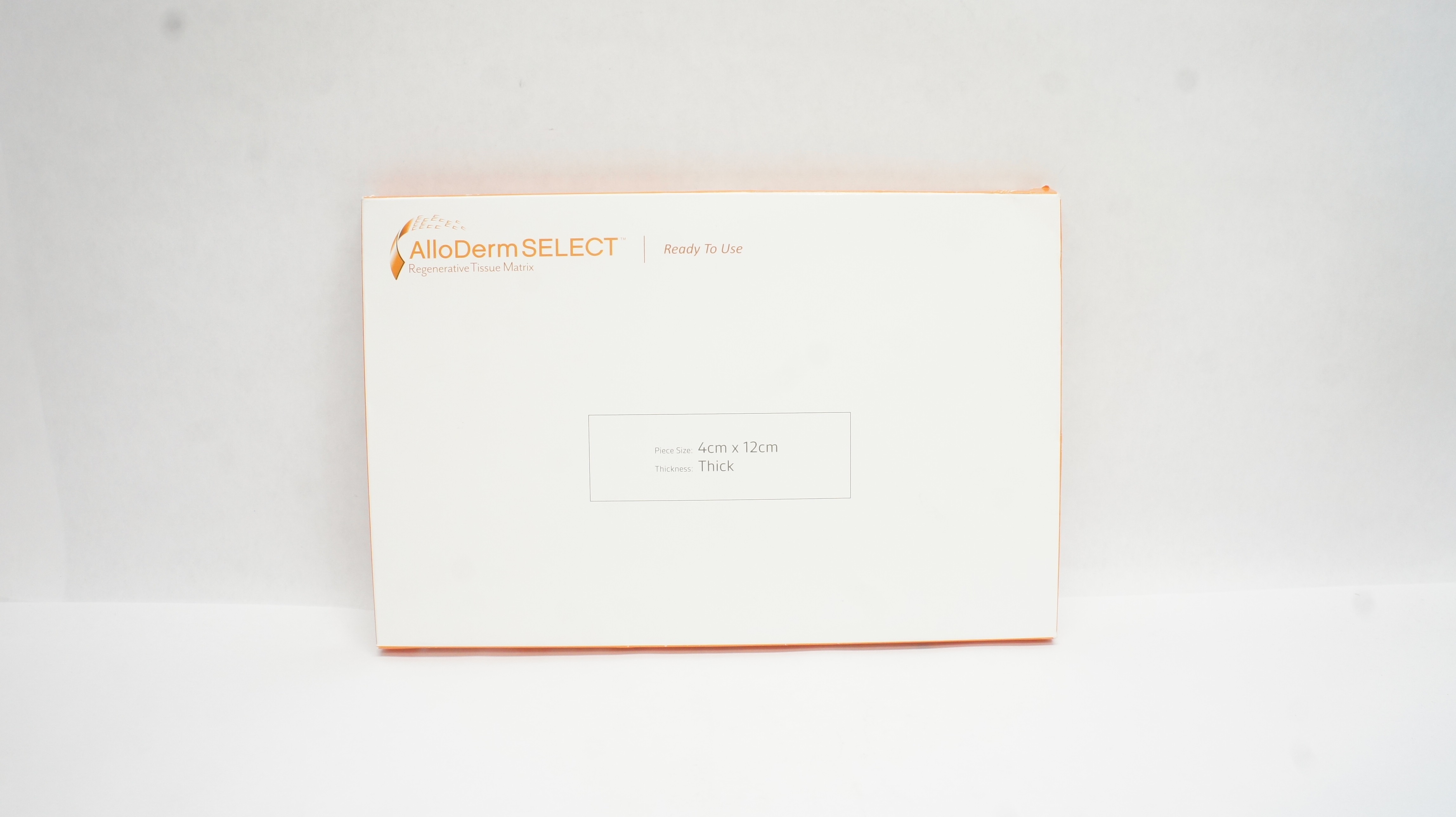 Allergan 152048 Alloderm Select Regenerative Tissue Matrix Thick 4cm x 12cm (x)