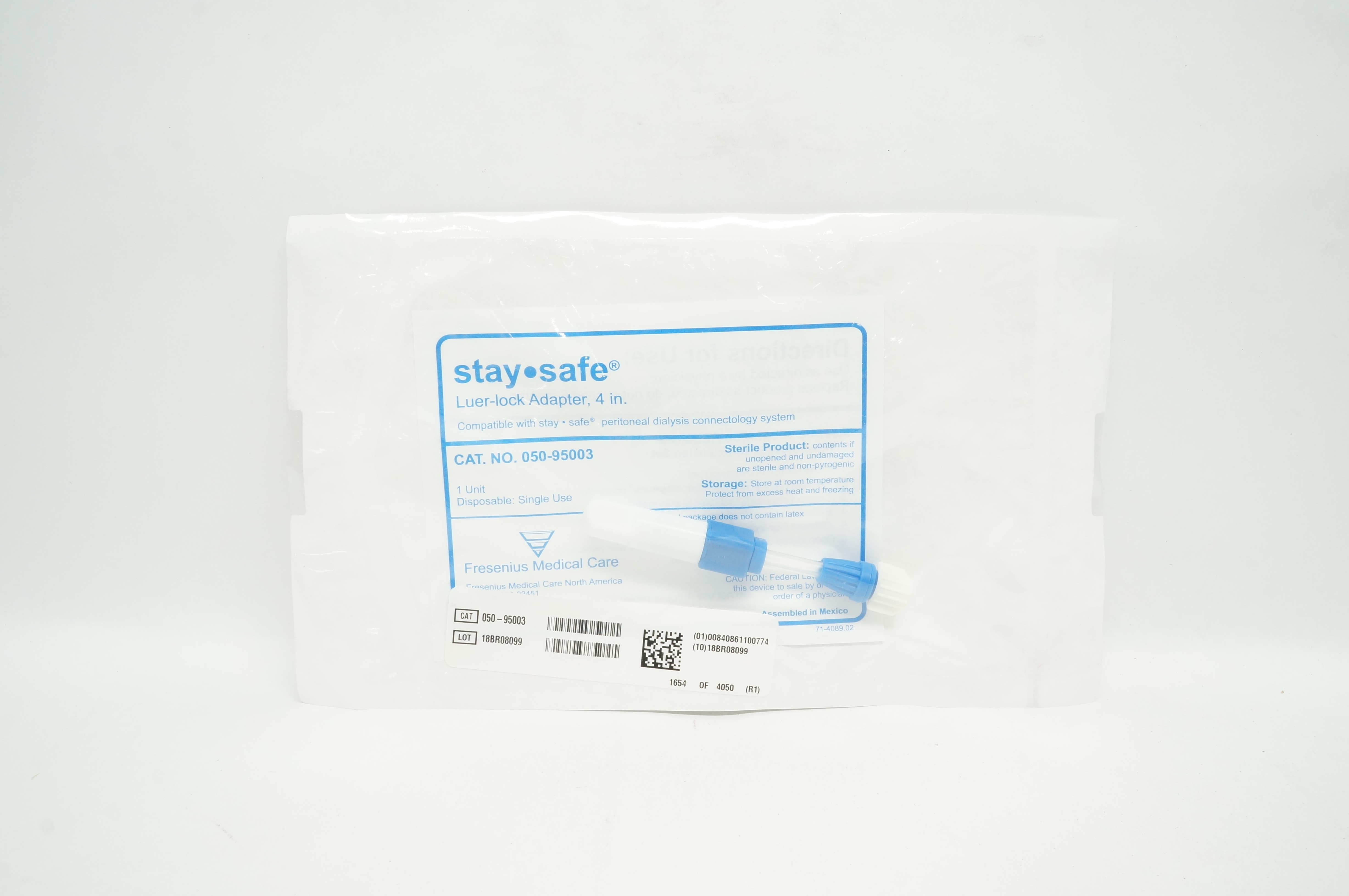 Fresenius Medical Care 050-95003 Luer-Lock Adaptor 4inch