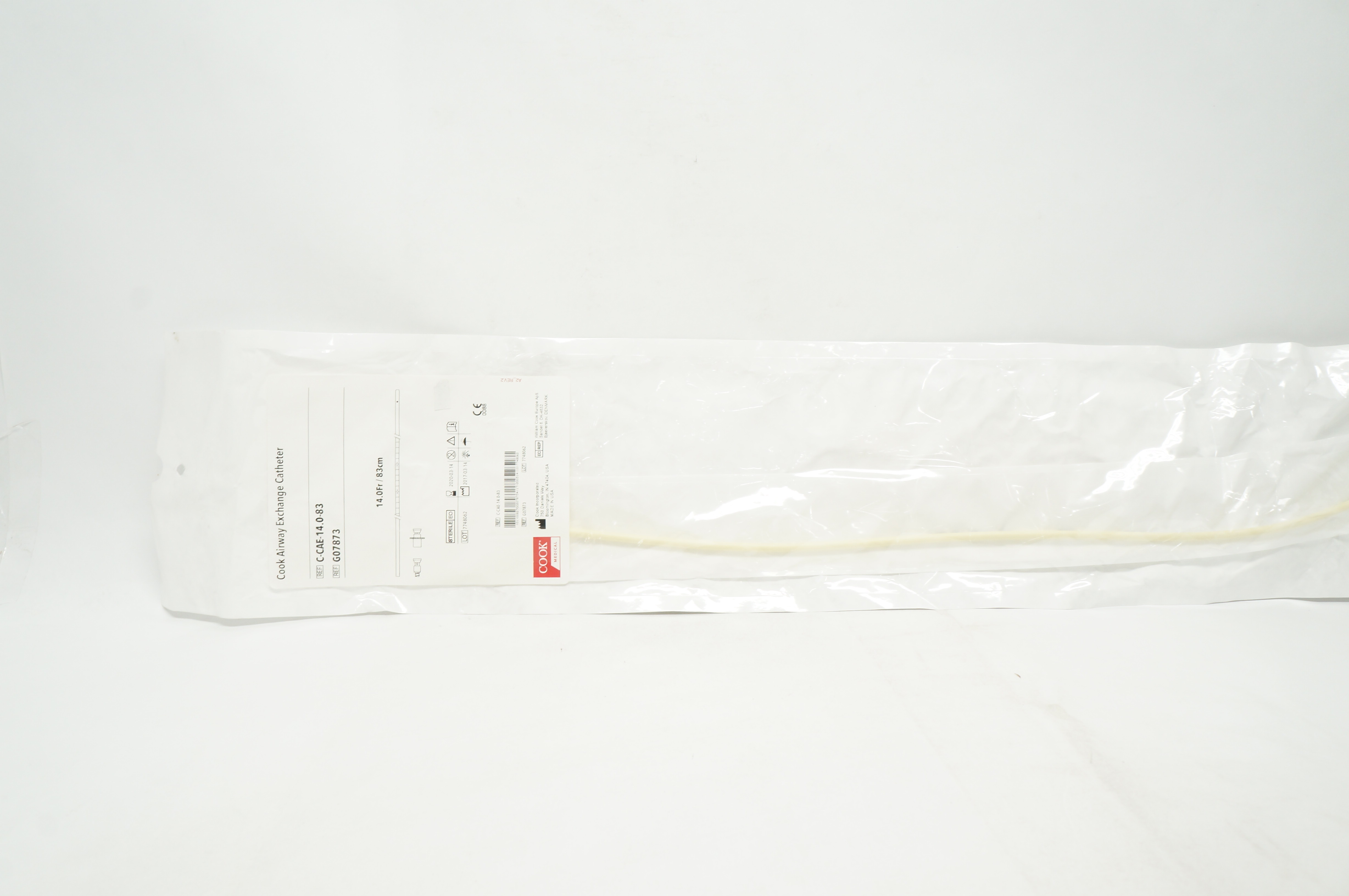Cook G07873 Airway Exchange Cath. with Rapi-Fit Adapters 14.0Fr (x)