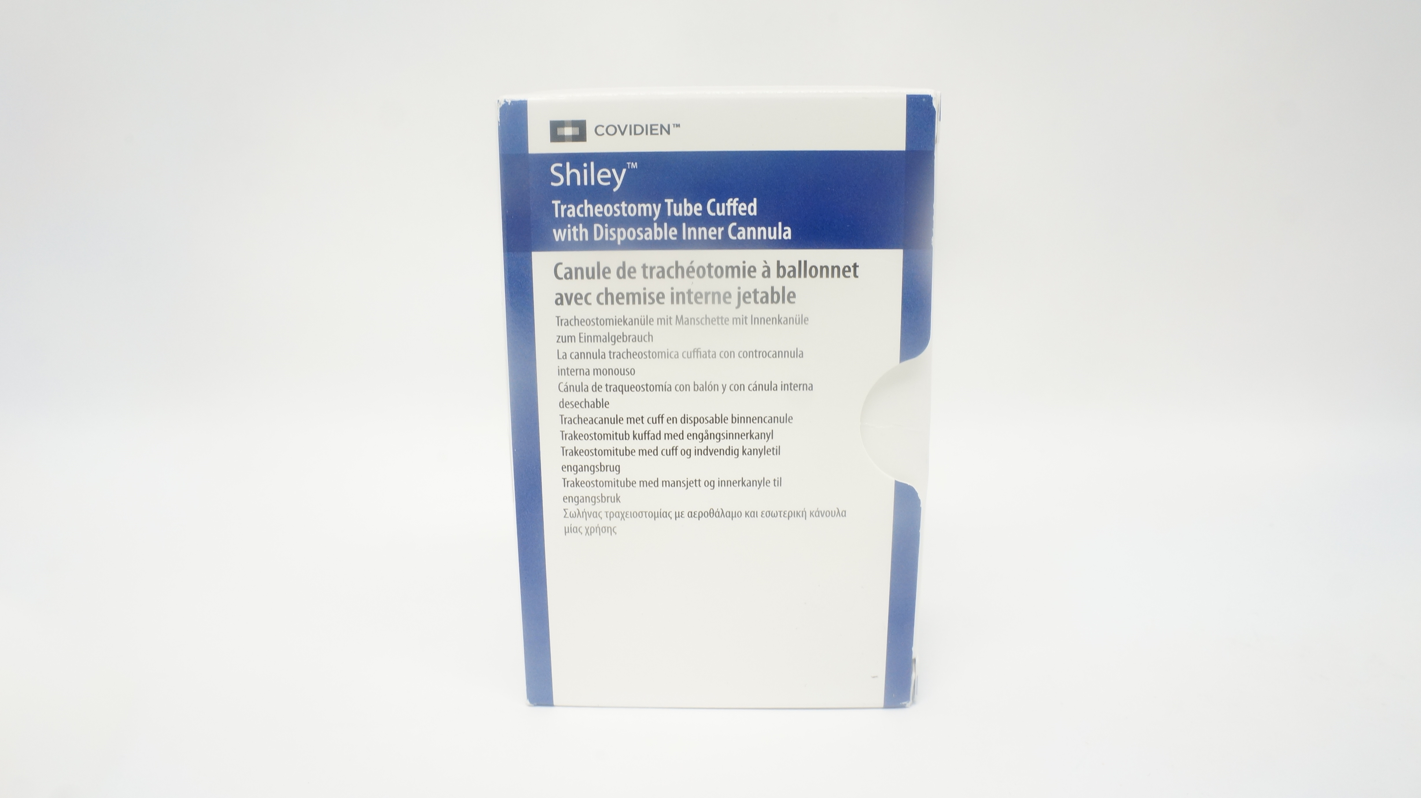 Covidien 8DCT Shiley Tracheostomy Tube Cuffed 7.6 ID x 12.2 OD x 27.0 x 79mm (x)