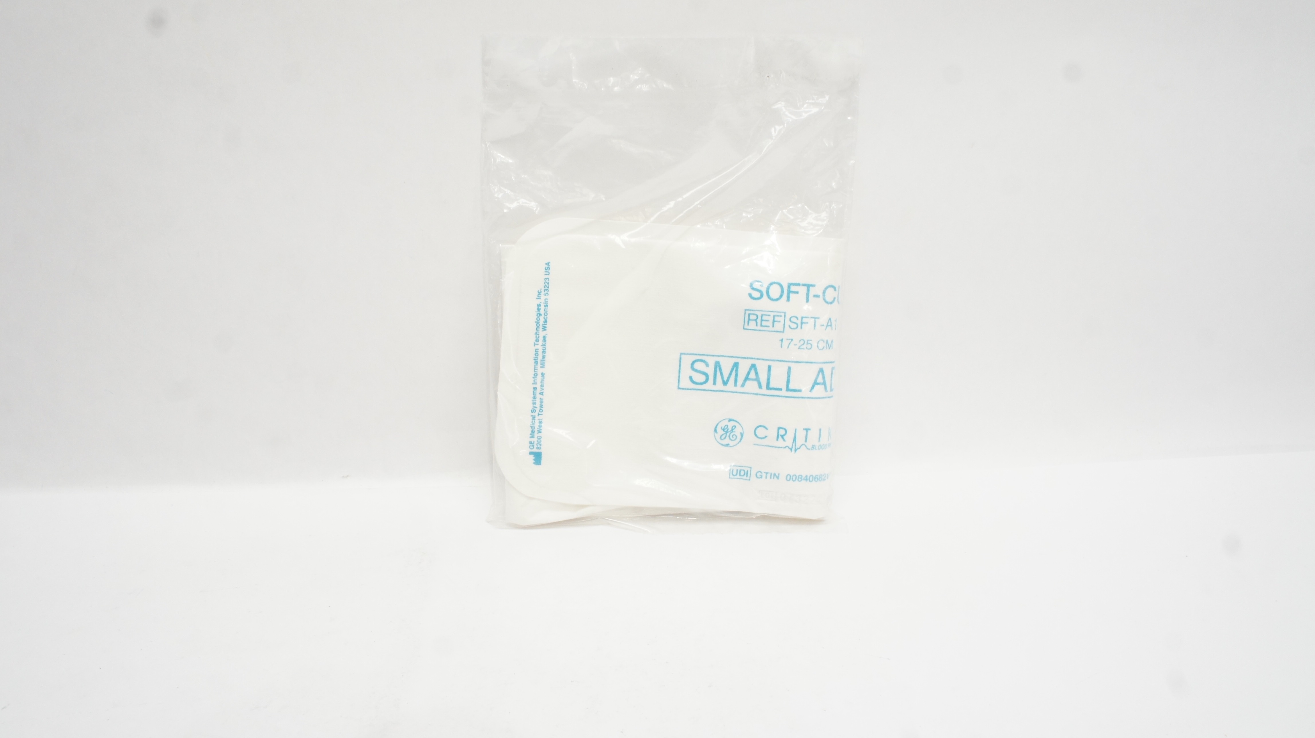 GE Medical SFT-A1-2A Critikon Soft-Cuf Blood Pressure Cuff Small Adult 17-25cm