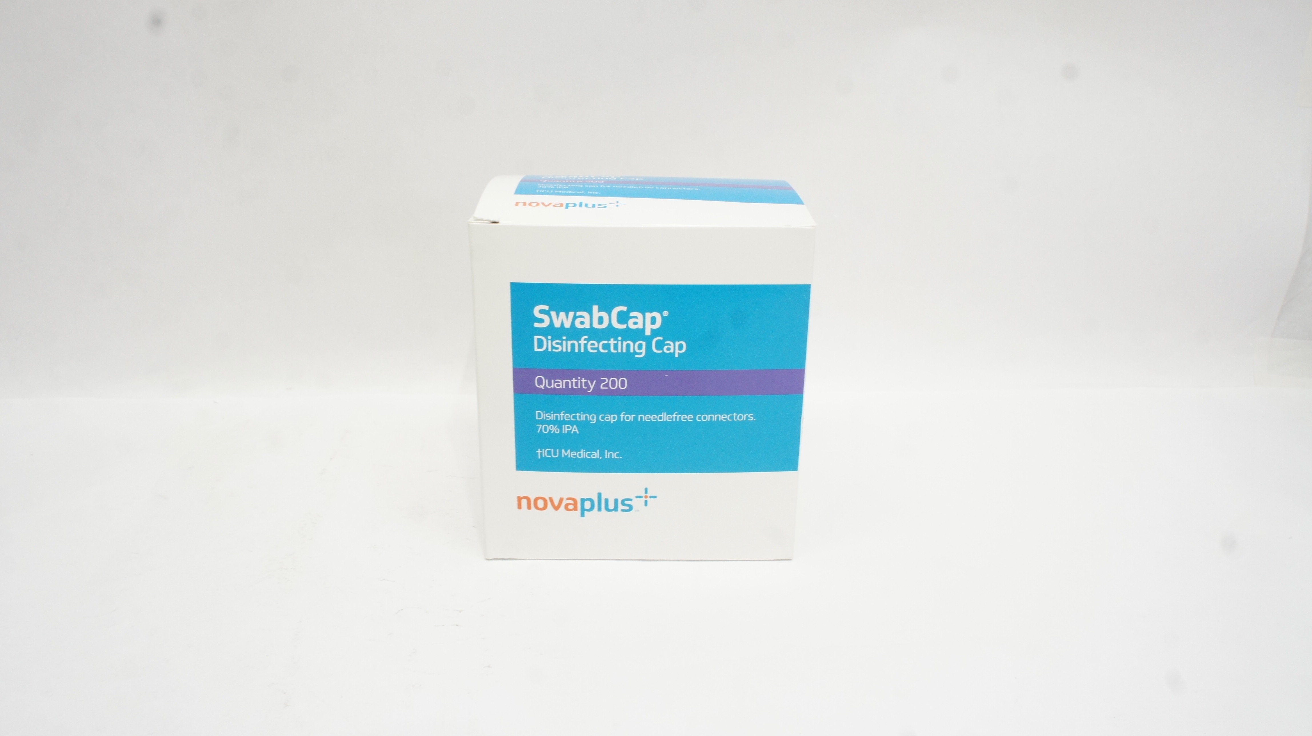 Icu Medical VSC-2000 NovaPlus SwabCap Disinfecting Cap 70% IPA - Box of 200