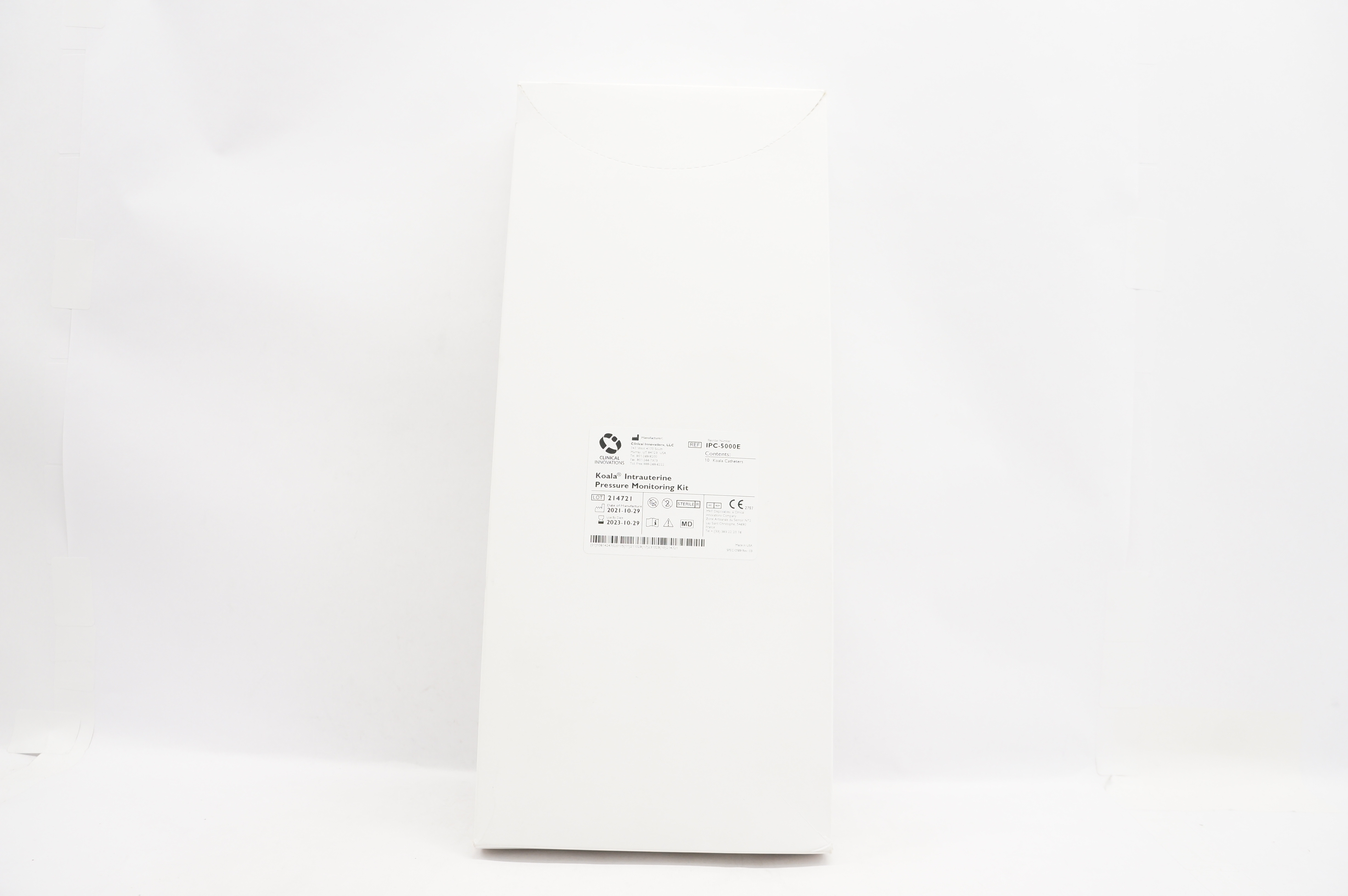 Clinical Innovations IPC-5000E Intrauterine Pressure Monitoring Kit.- Pack of 10