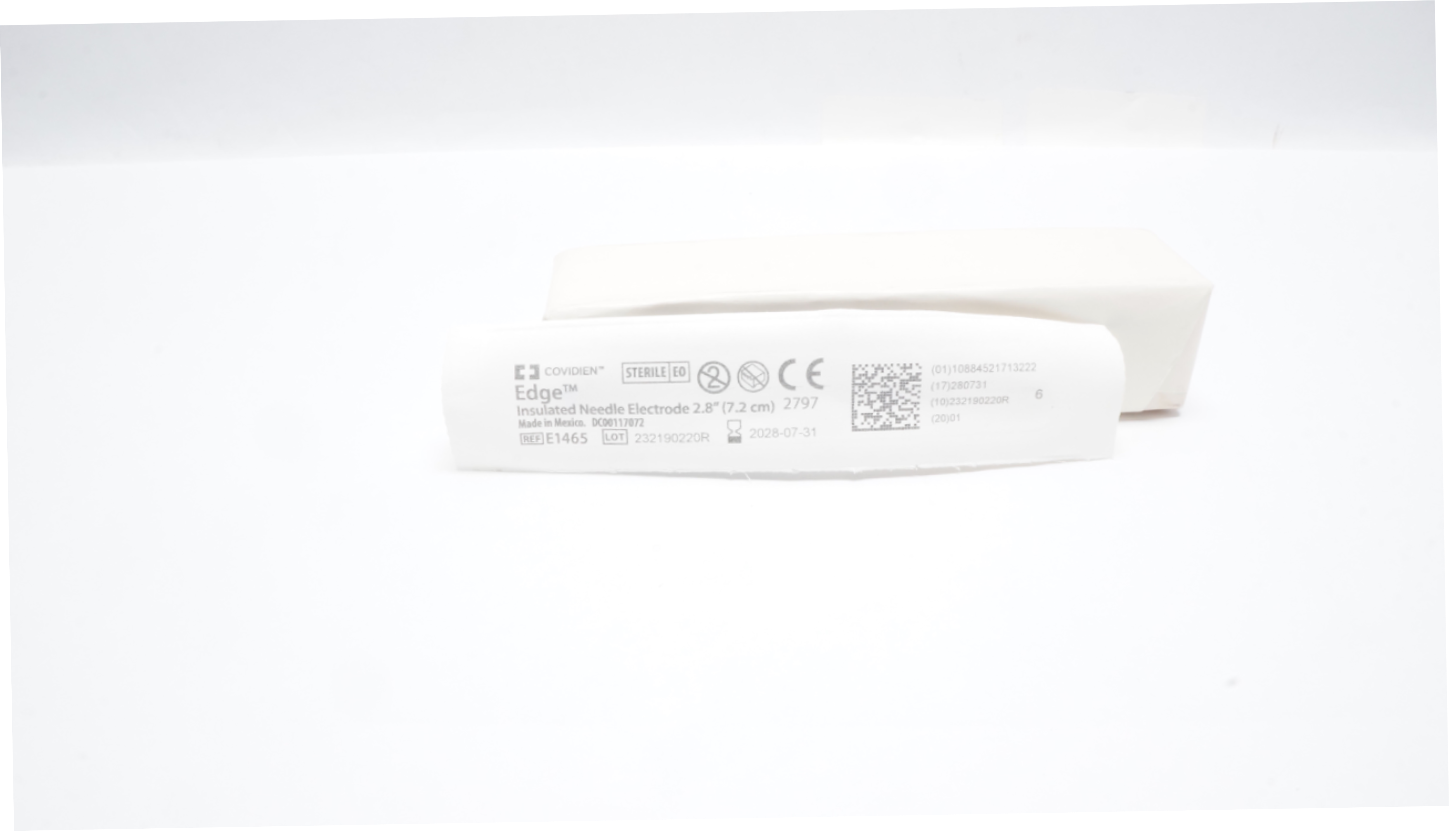 Covidien E1465 Edge Insulated Ndle Electrode 2.8inch