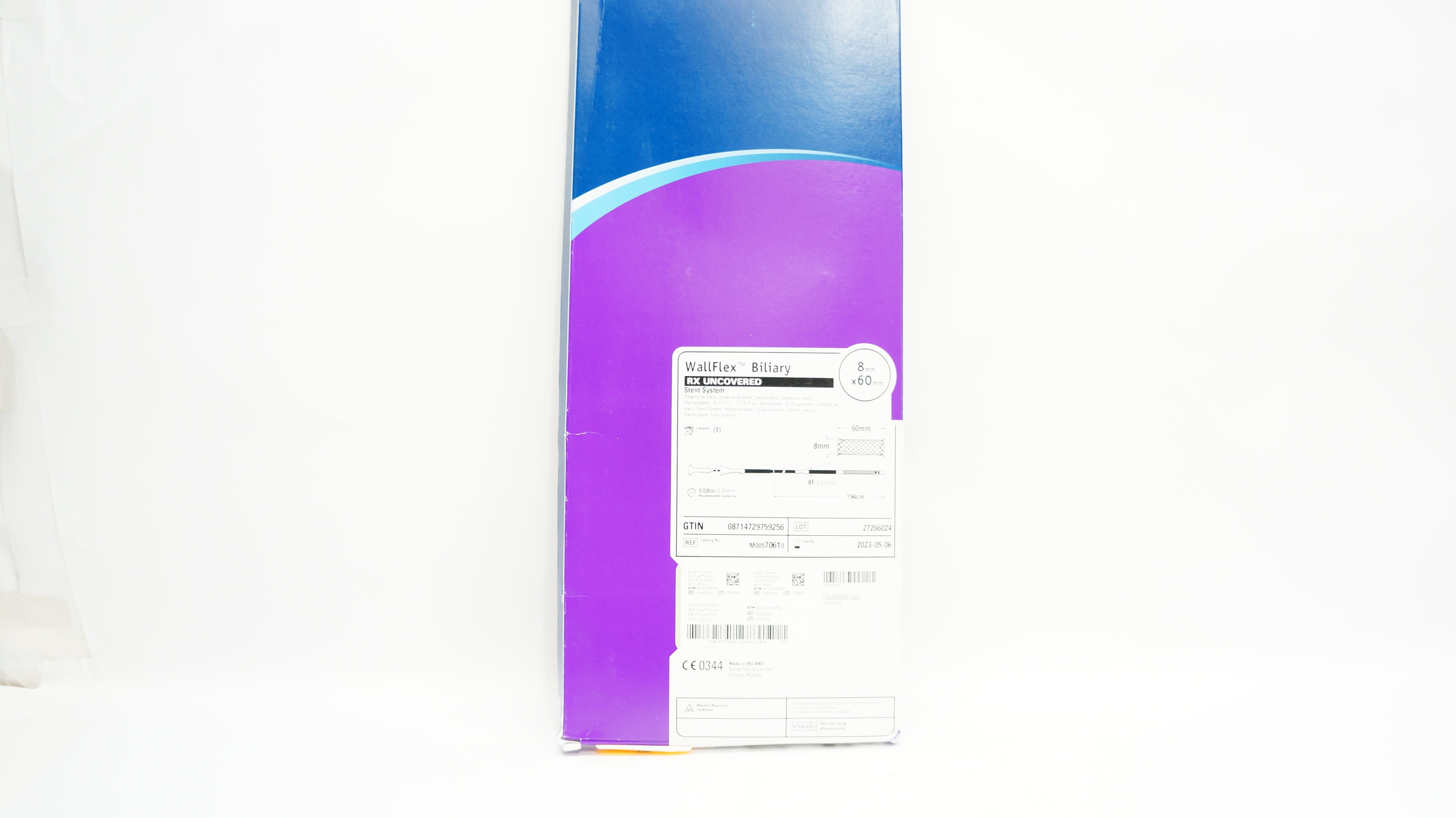 Boston Scientific 7061 WallFlex Biliary Stent System 8mm x 60mm (x)