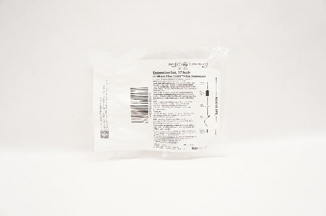 Icu Medical 20668-28 Extension Set, 17in, 0.2 Micron Filter, Clave Y-Site
