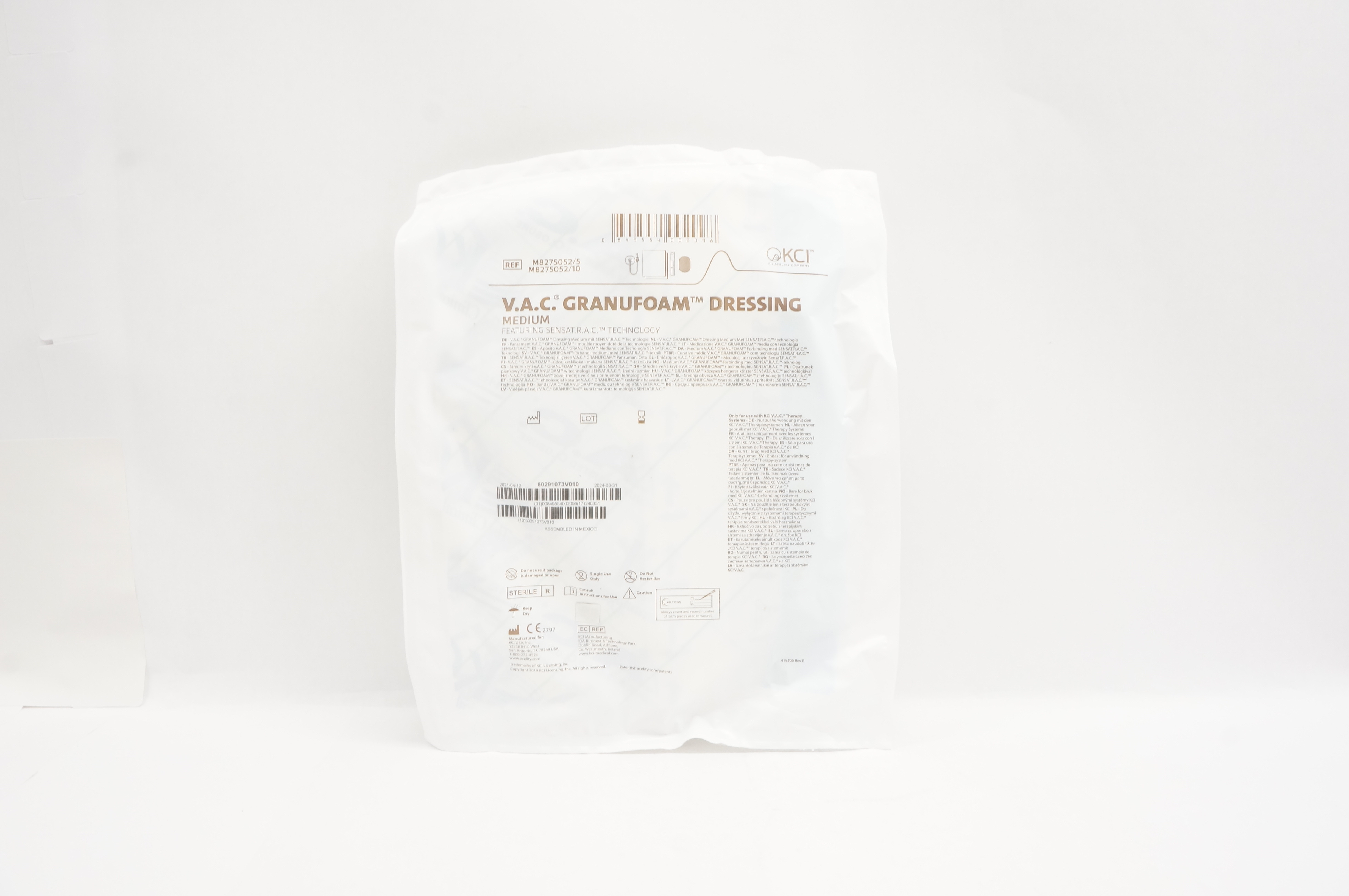 KCI M8275052/5 Acelity V.A.C. Granufoam Dressing Medium
