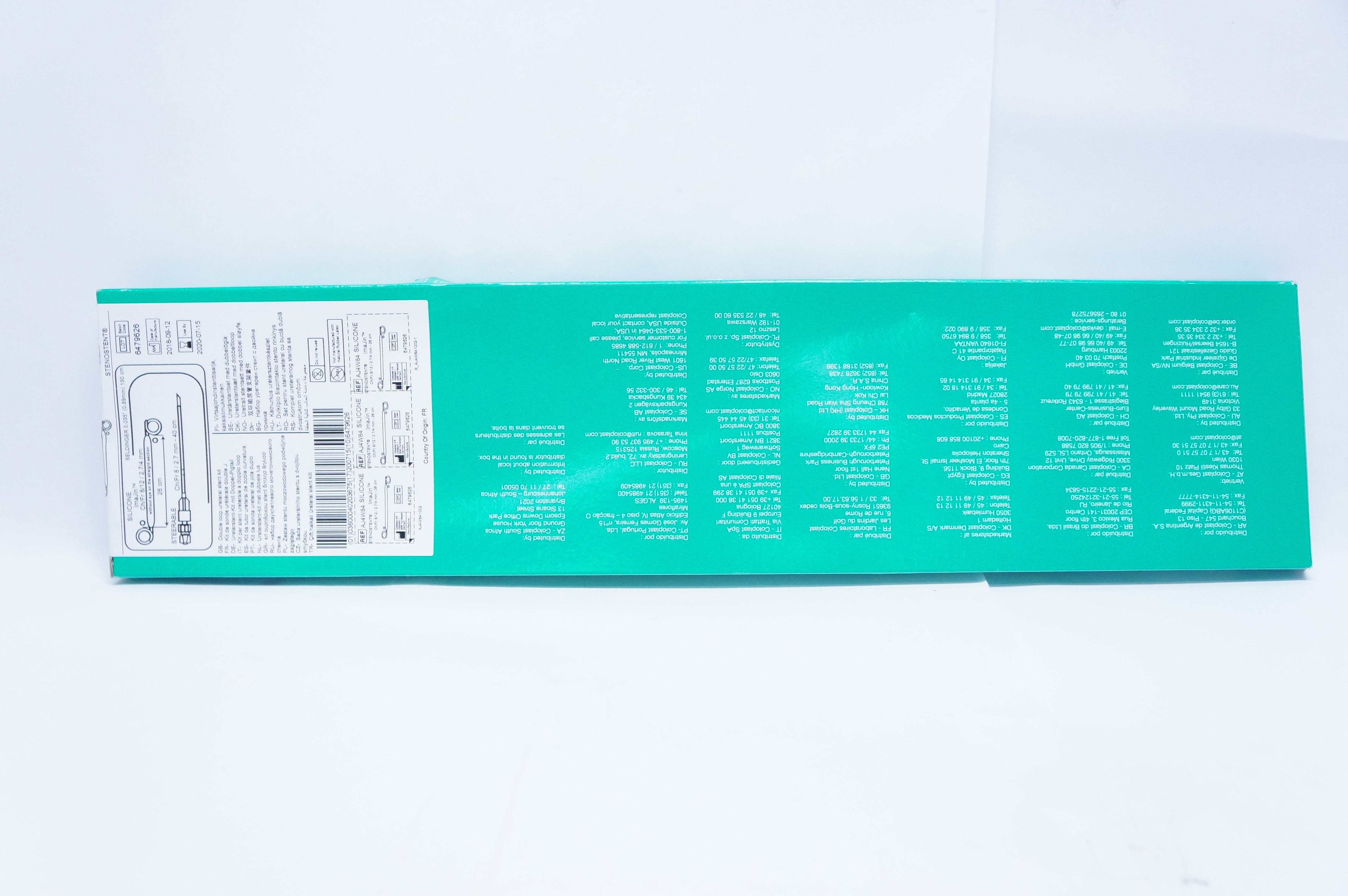 Porges AJ4W84 Coloplast ImaJin Silicone 8Fr x 40cm (x)