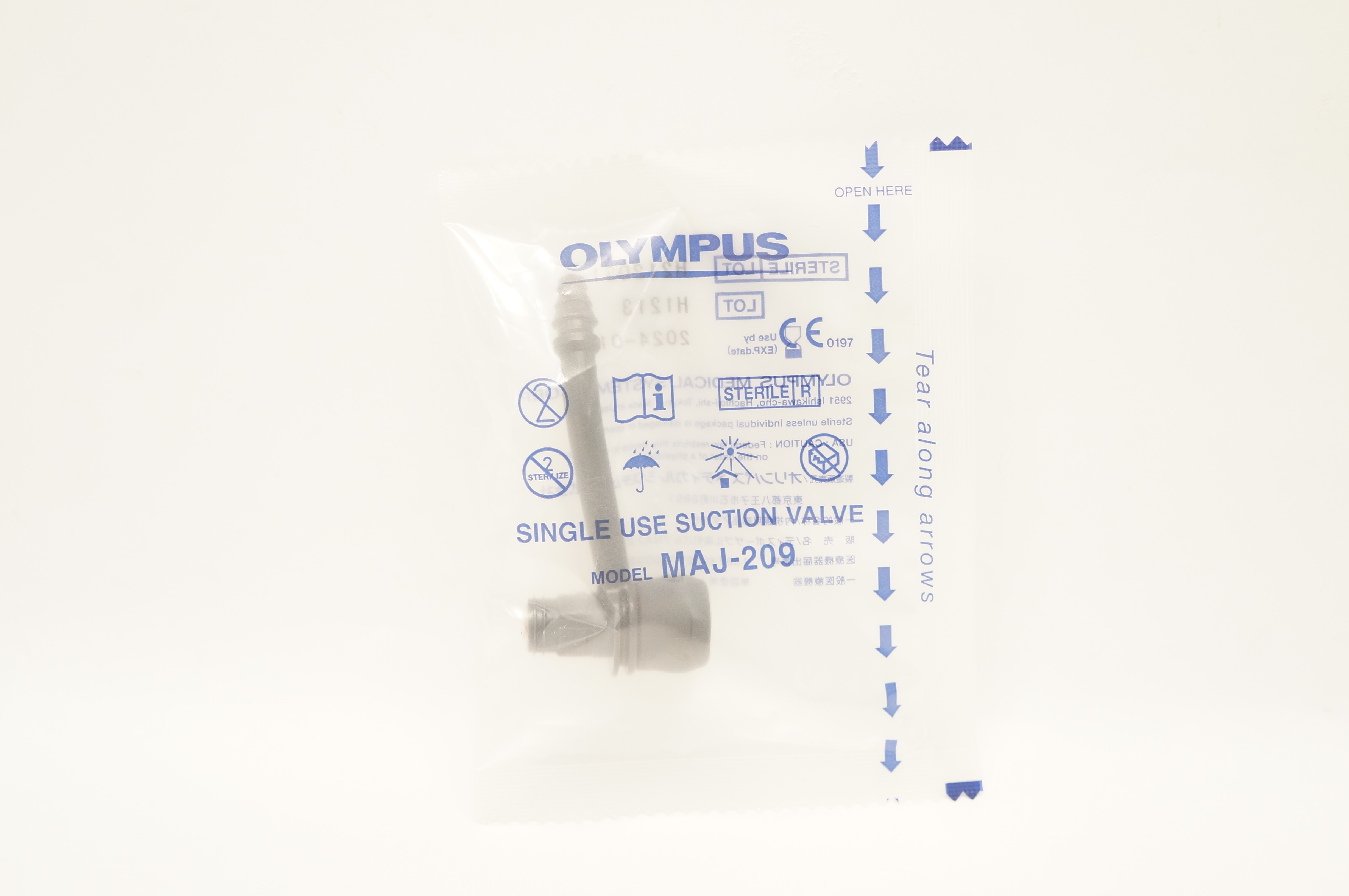 Olympus MAJ-209 Sterile Single Use Biopsy Suction Valve