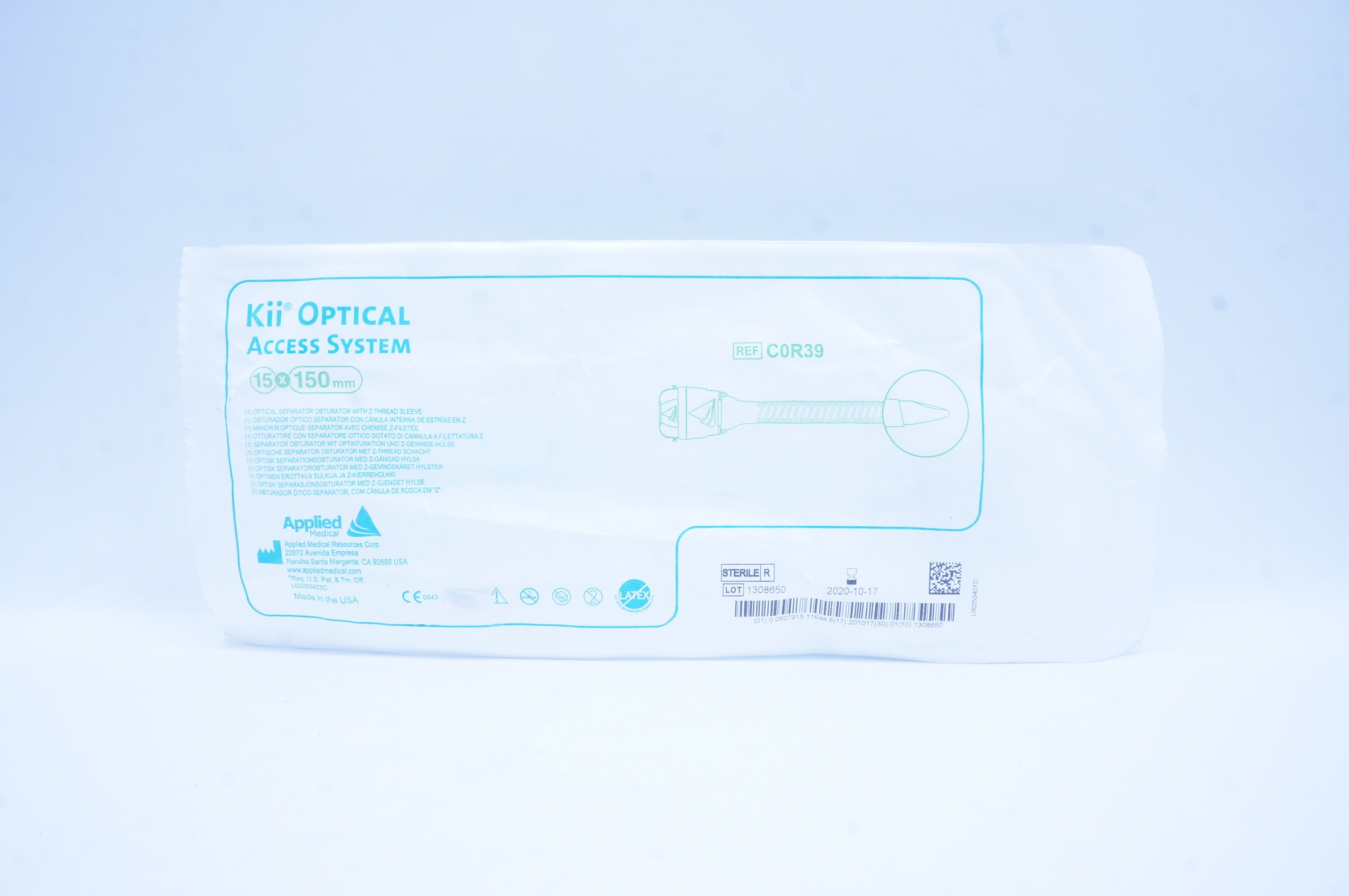 Applied Medical C0R39 Kii Optical Access System 15mm x 150mm (x)
