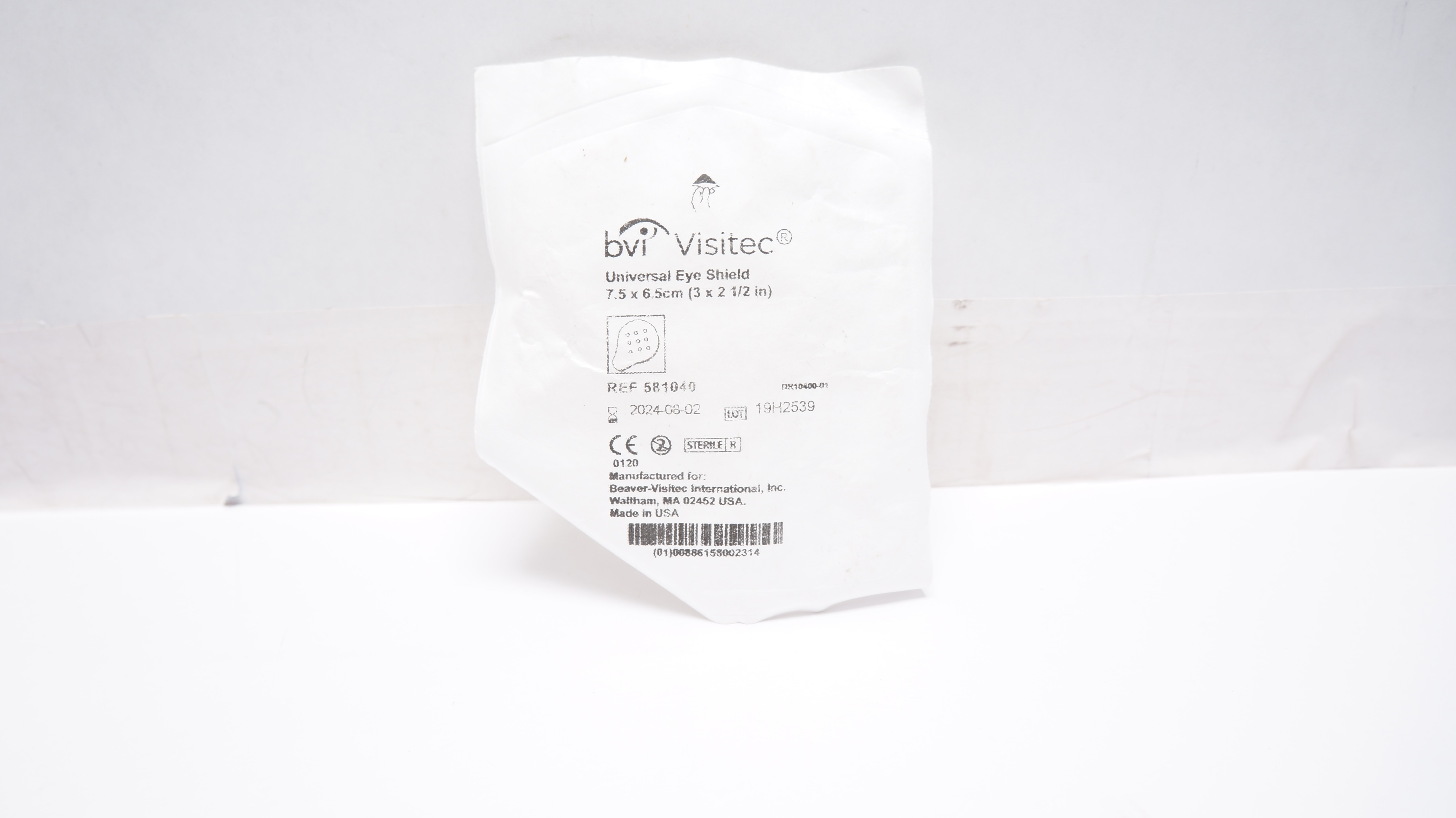 BVI Beaver 581040 Visitec Universal Eye Shield 3inch x 2-1/2inch