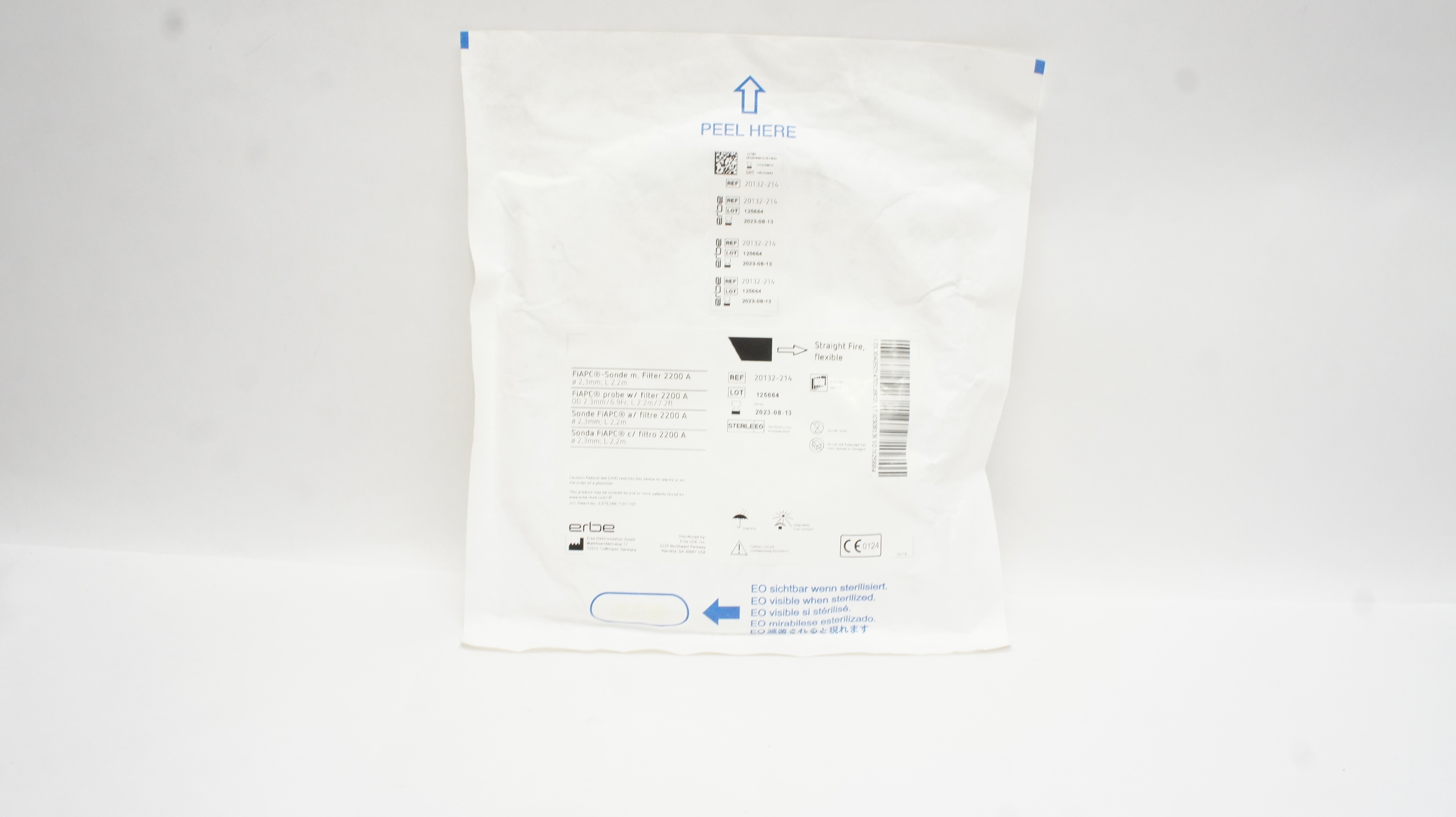 ERBE 20132-214 FiAPC Probe With Filter 2200A 2.3mm x 2.2m (x)