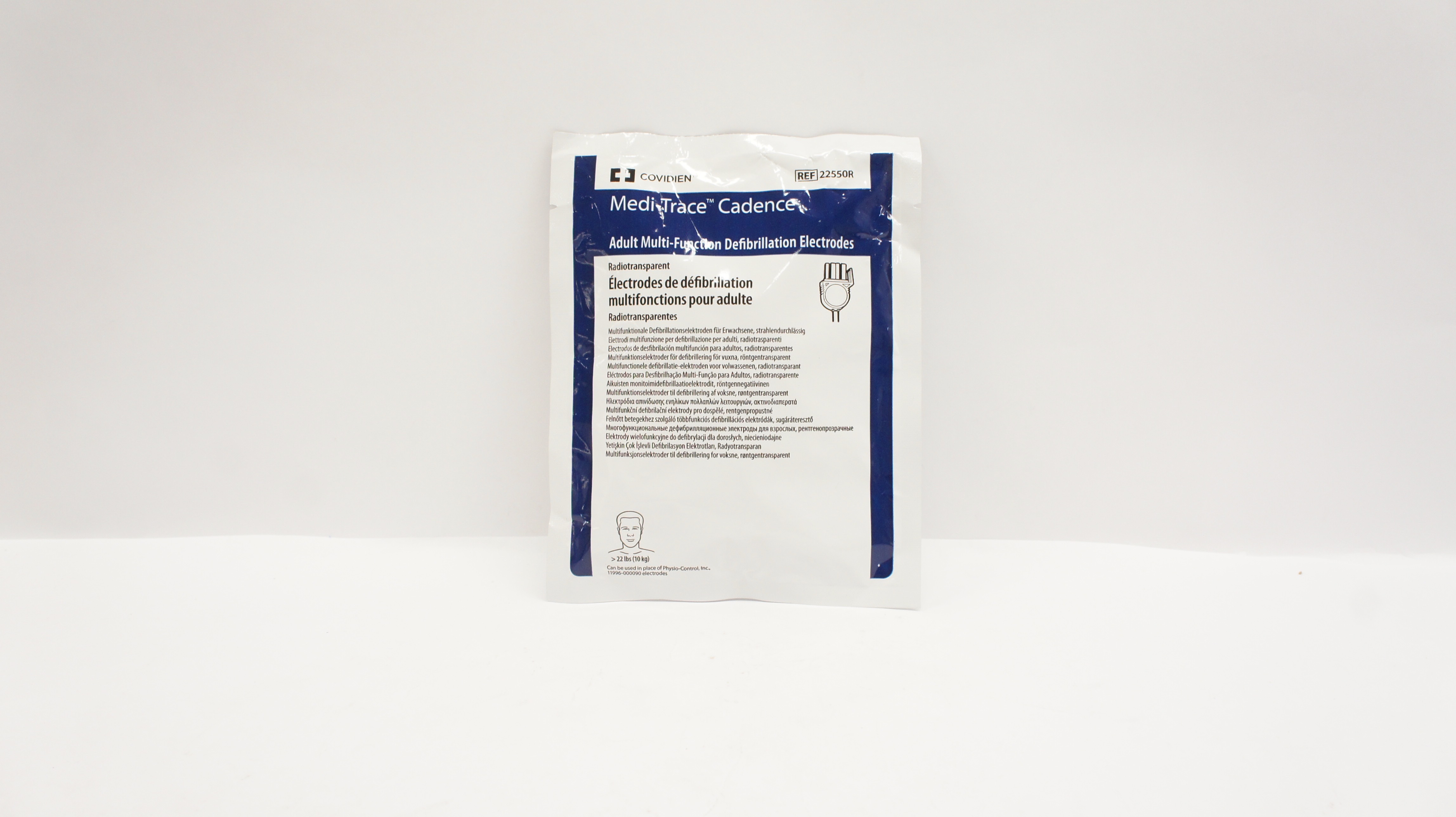 Covidien 22550R Medi-Trace Cadence Adult Multi-Function Defibrillation >22lbs(x)