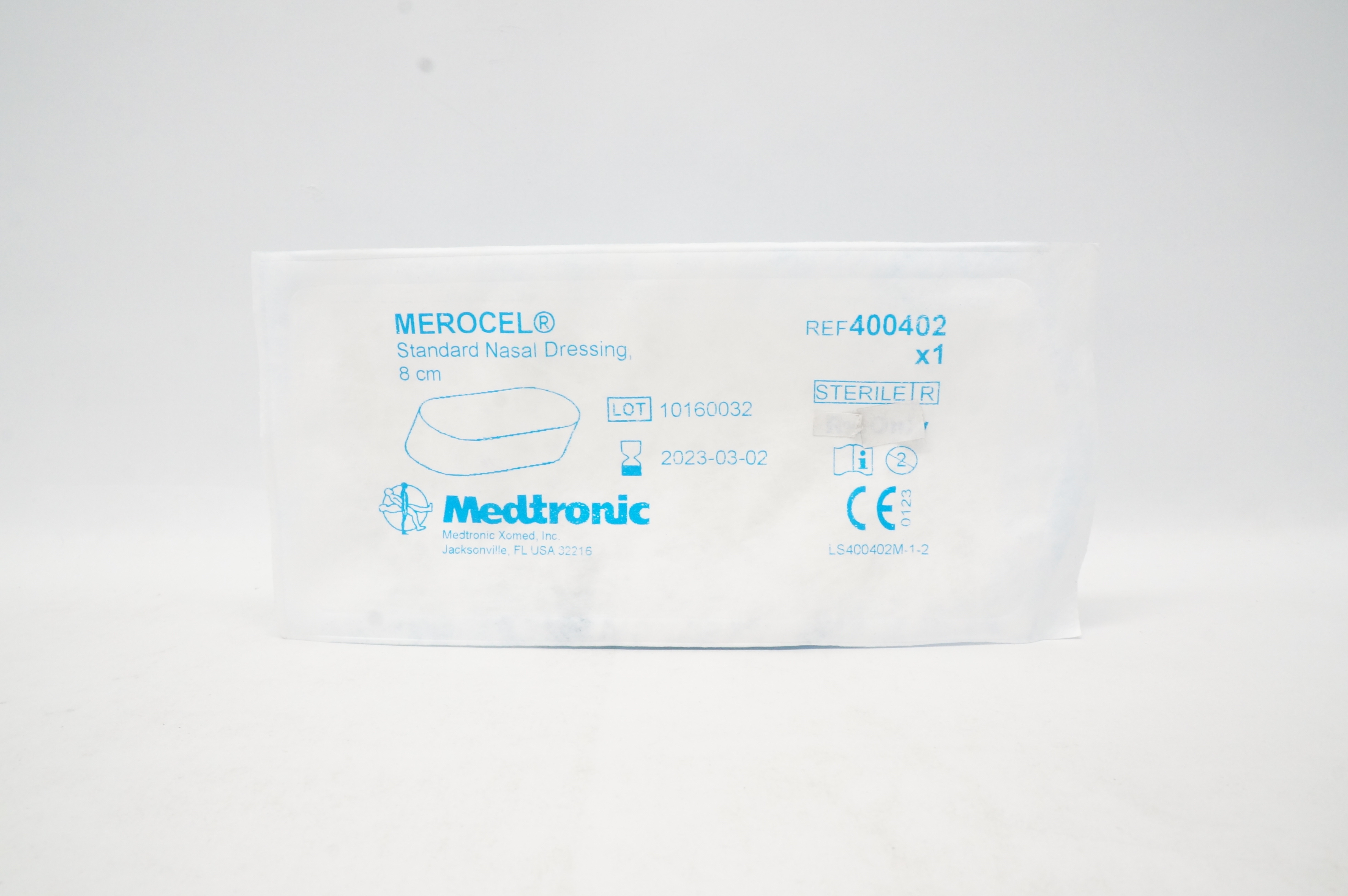 Medtronic 400402 MEROCEL Standard Nasal Dressing, 8cm (x)