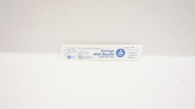 Dynarex 6998 Sterile Non-Toxic Syringe W/Ndle 21G x 1/2Inch, 3mL Luer Lock