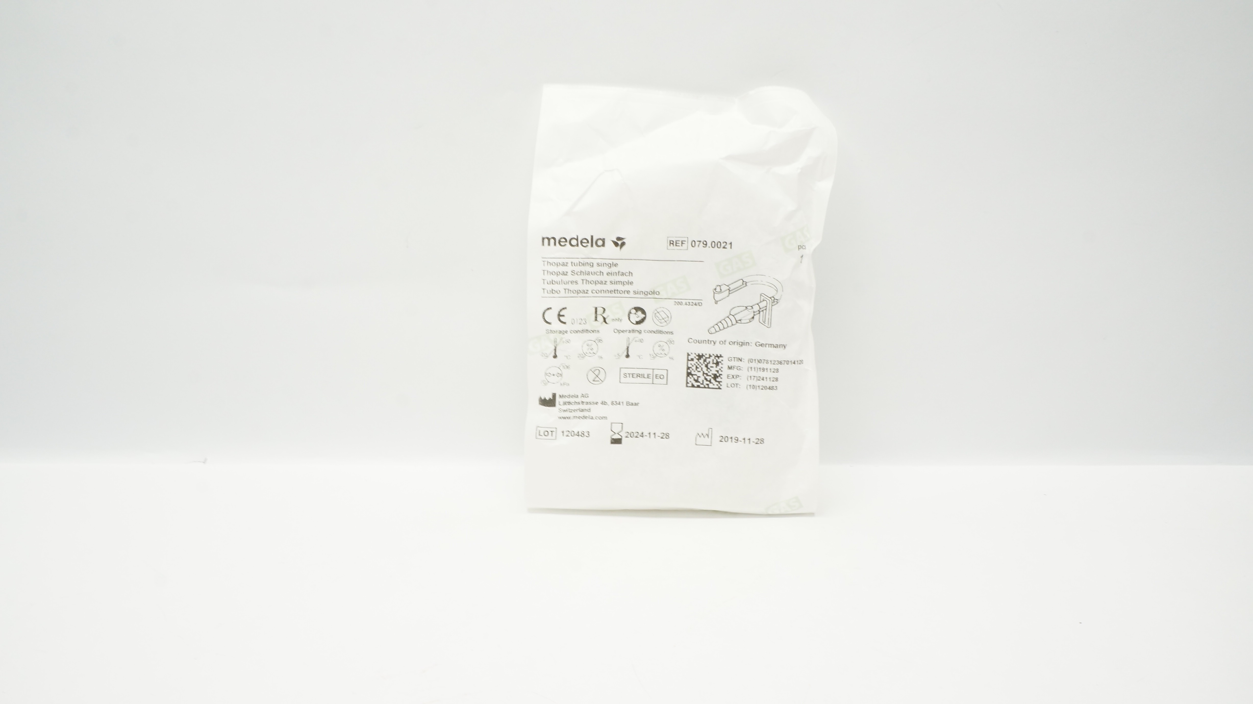 Medela AG 079.0021 Thopaz Tubing Single (x)