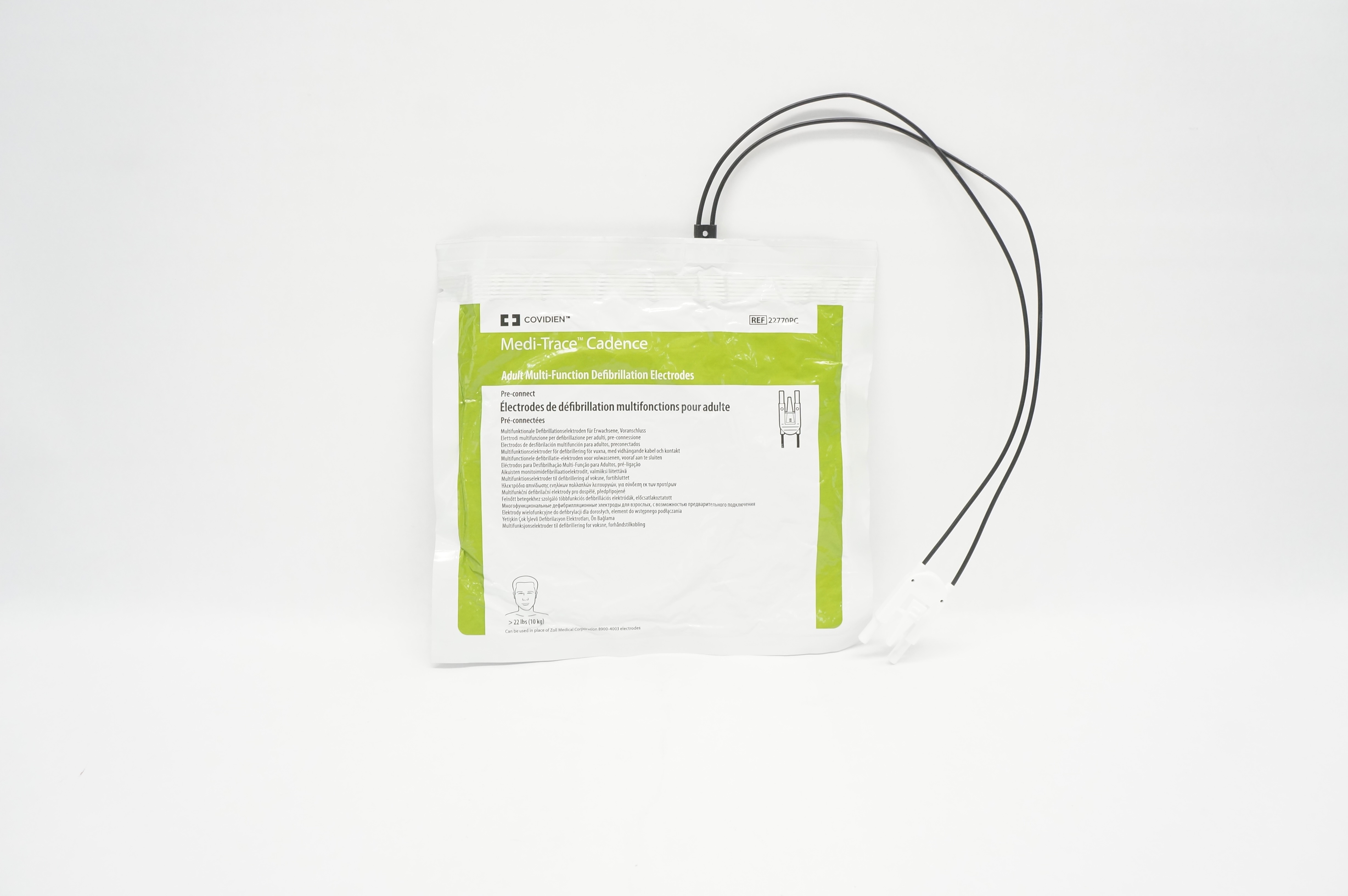 Covidien 22770PC Medi-Trace Cadence Adult Multi-Function Electrodes >22lbs (x)