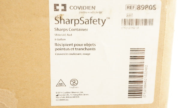 Covidien 8980S SharpSafety Sharps Container - Box of 10