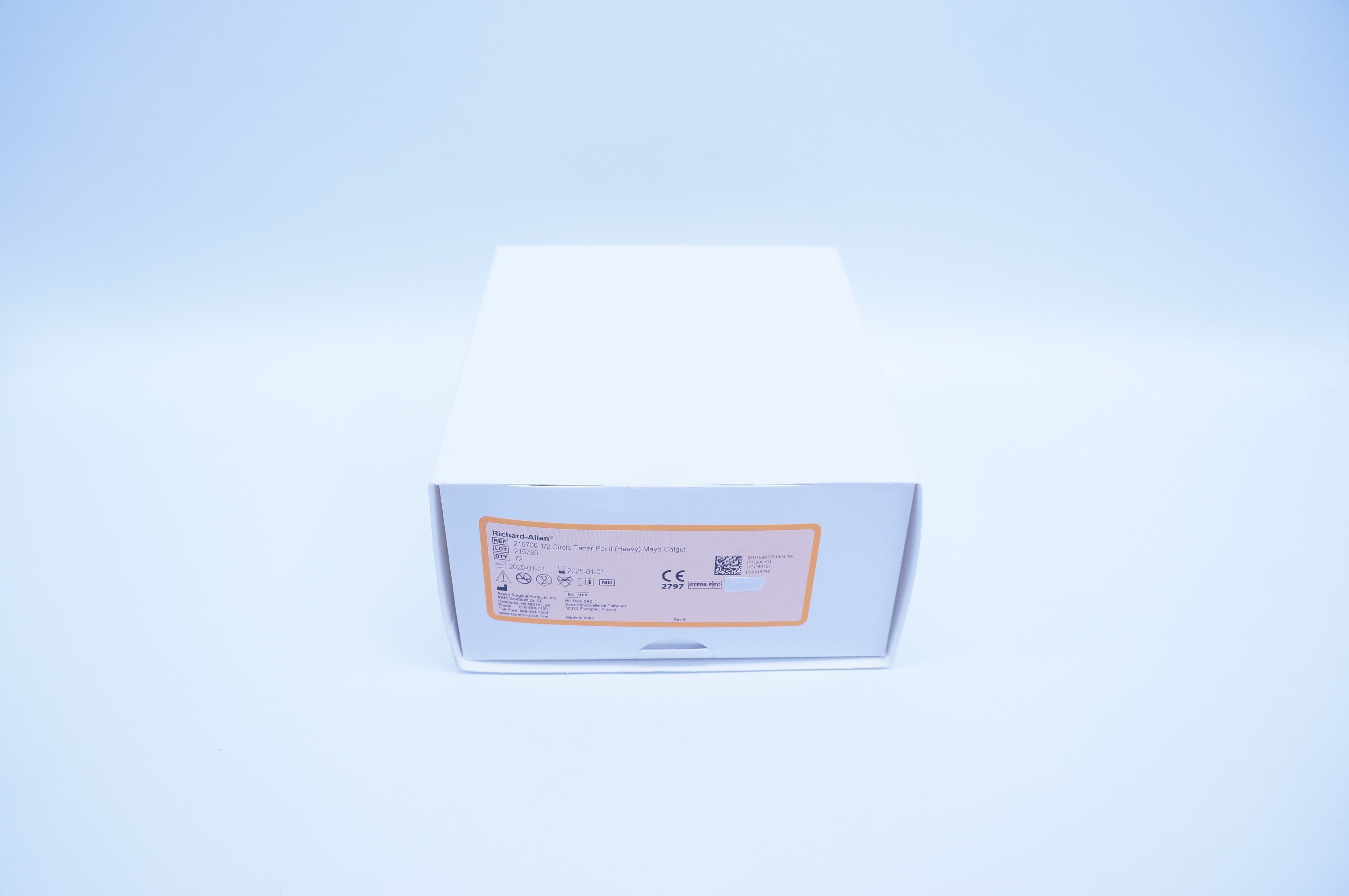 Richard-Allan 216706 1/2 Circle Taper Point, Mayo CatGut - Box of 72