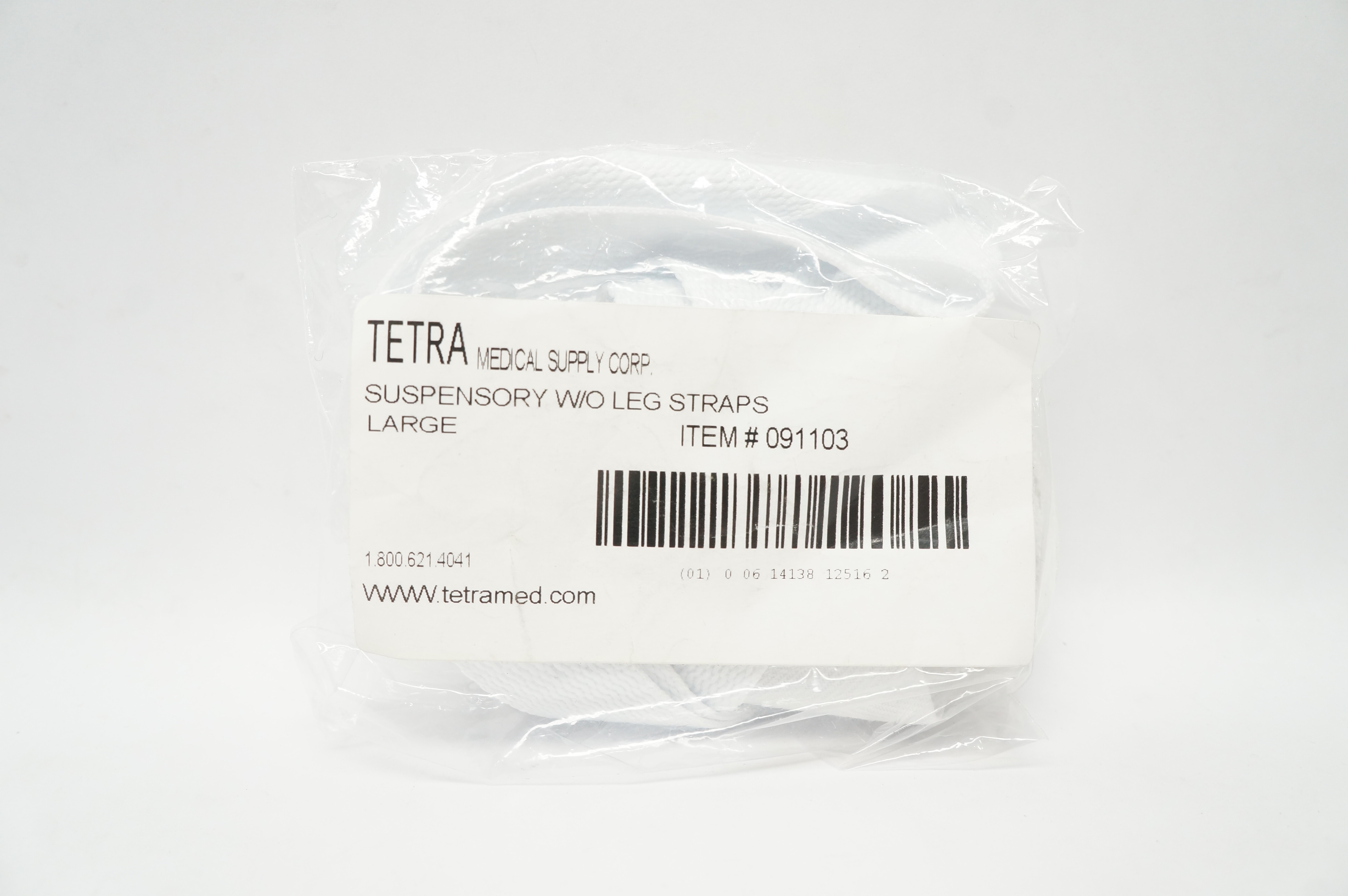 TETRA 091103 Suspensory W/O Leg Straps, Large