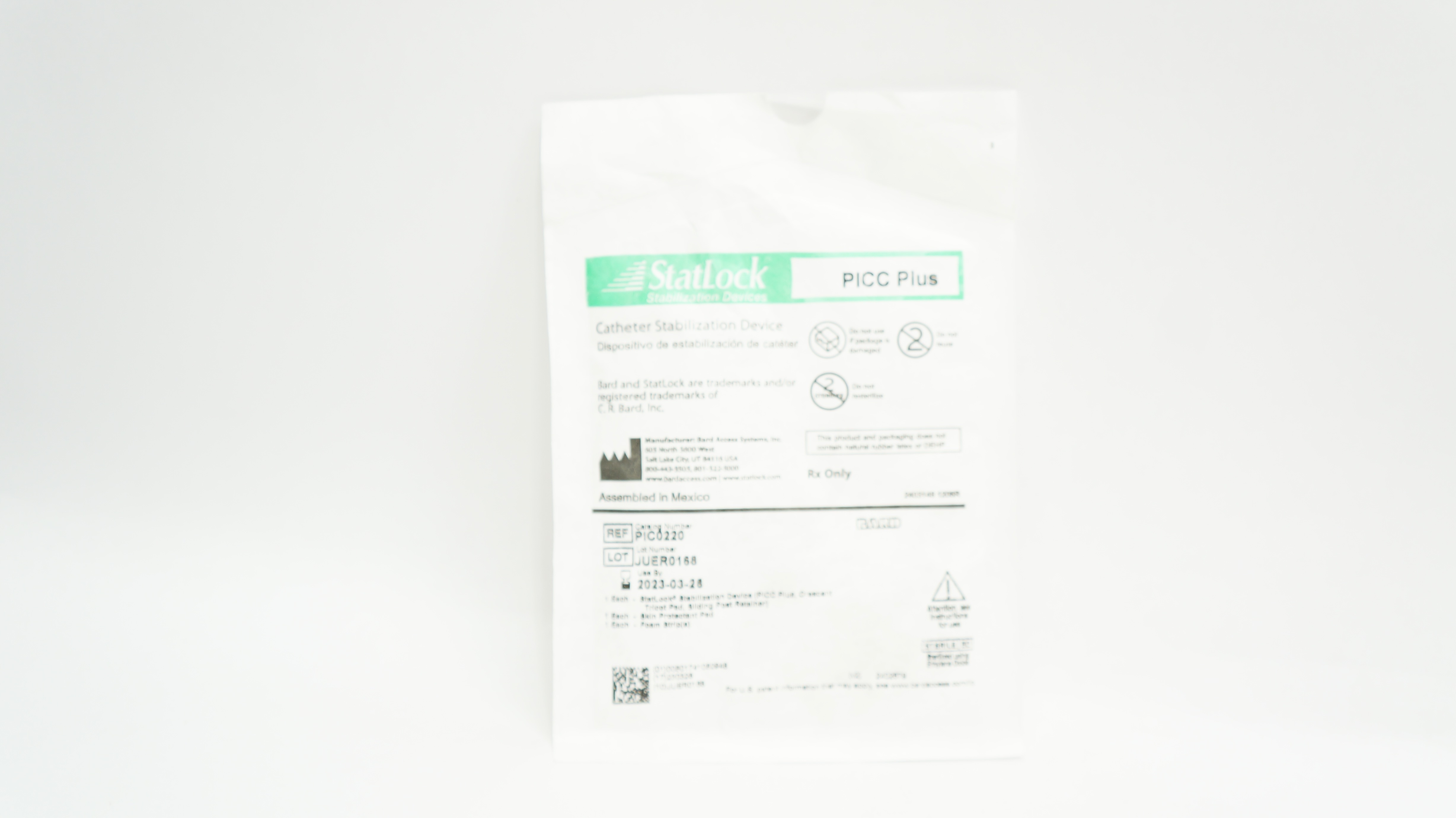 Bard PIC0220 StatLock Cath. Stabilization Device PICC Plus (x)