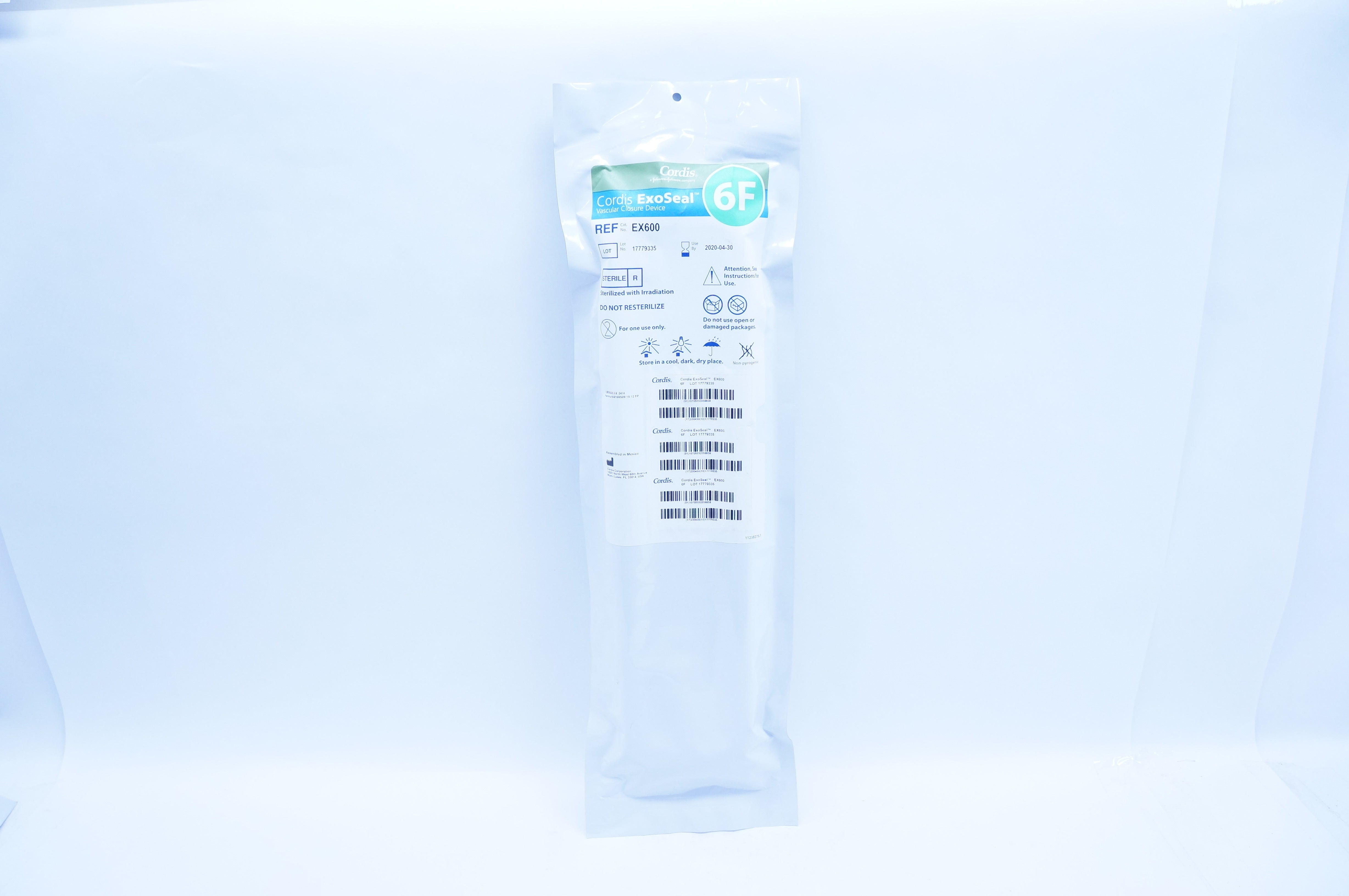 Cordis EX600 ExoSeal Vascular Closure Device 6F (x)