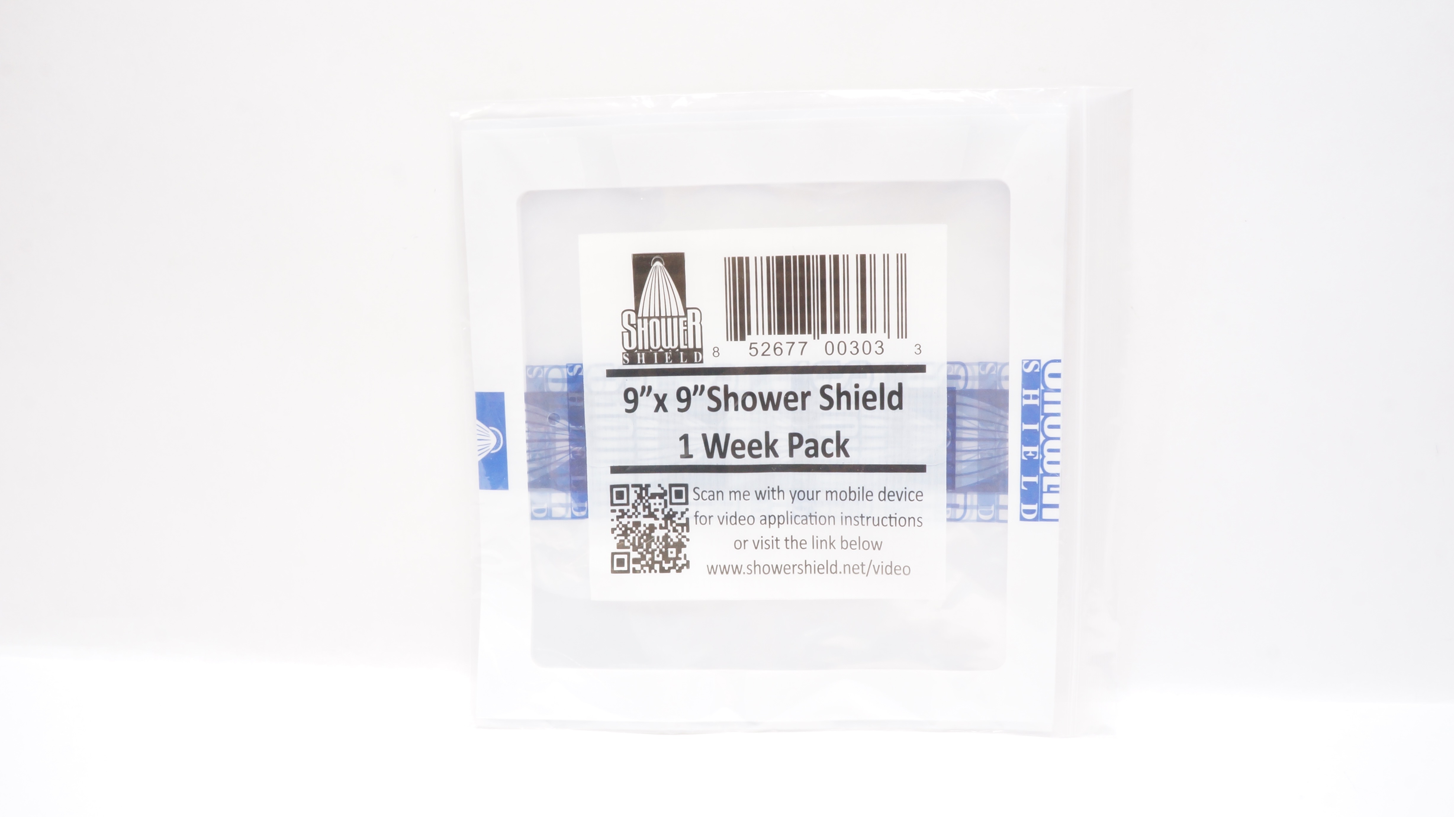 Shower Shield 9inch x 9inch 1Week Pack