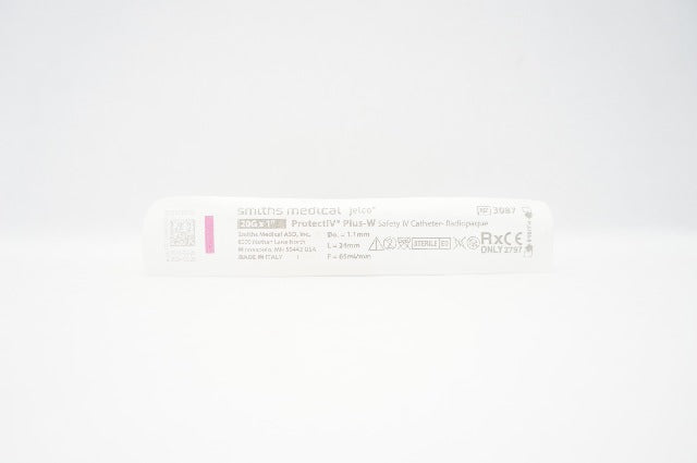 Smiths Medical 3087 ProtectIV Plus-W Safety IV Caths. 20G x 1inch