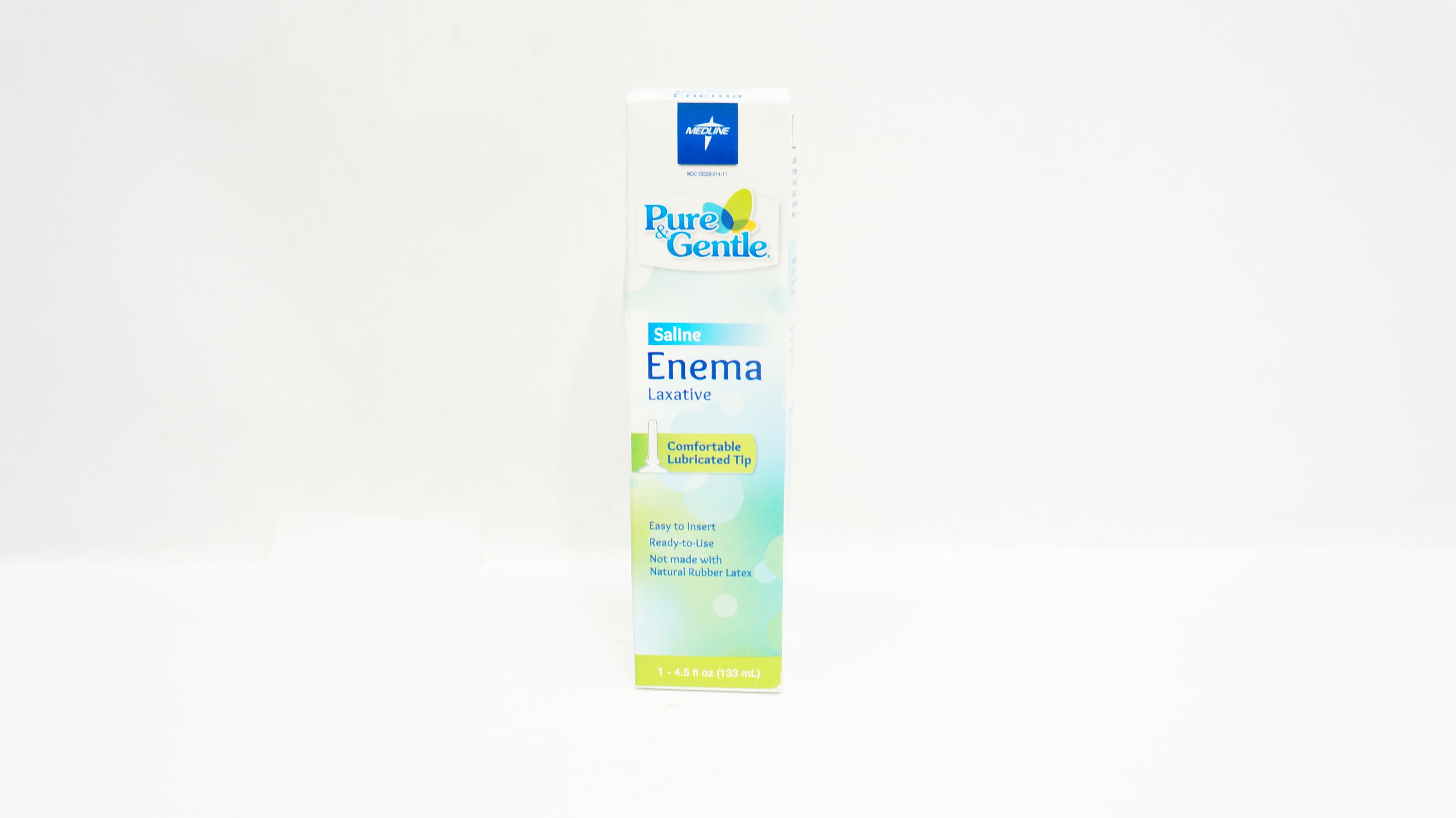 Medline CUR095005 Pure & Gentle Saline Enema Laxative 4.5 fl oz (x)