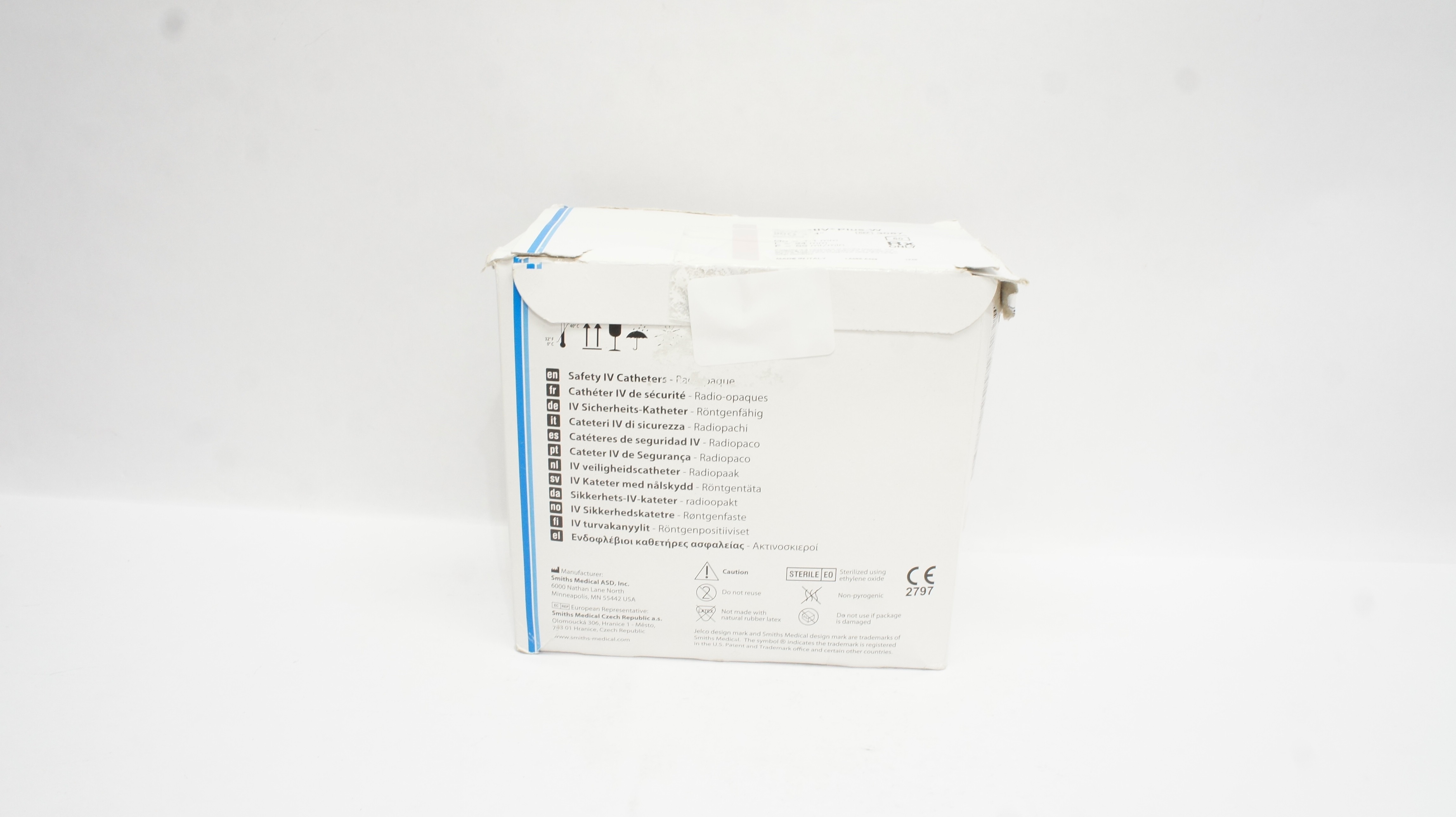 Smiths Medical 3087 ProtectIV Plus-W Safety IV Caths. 20G x 1inch (x)- Box of 48