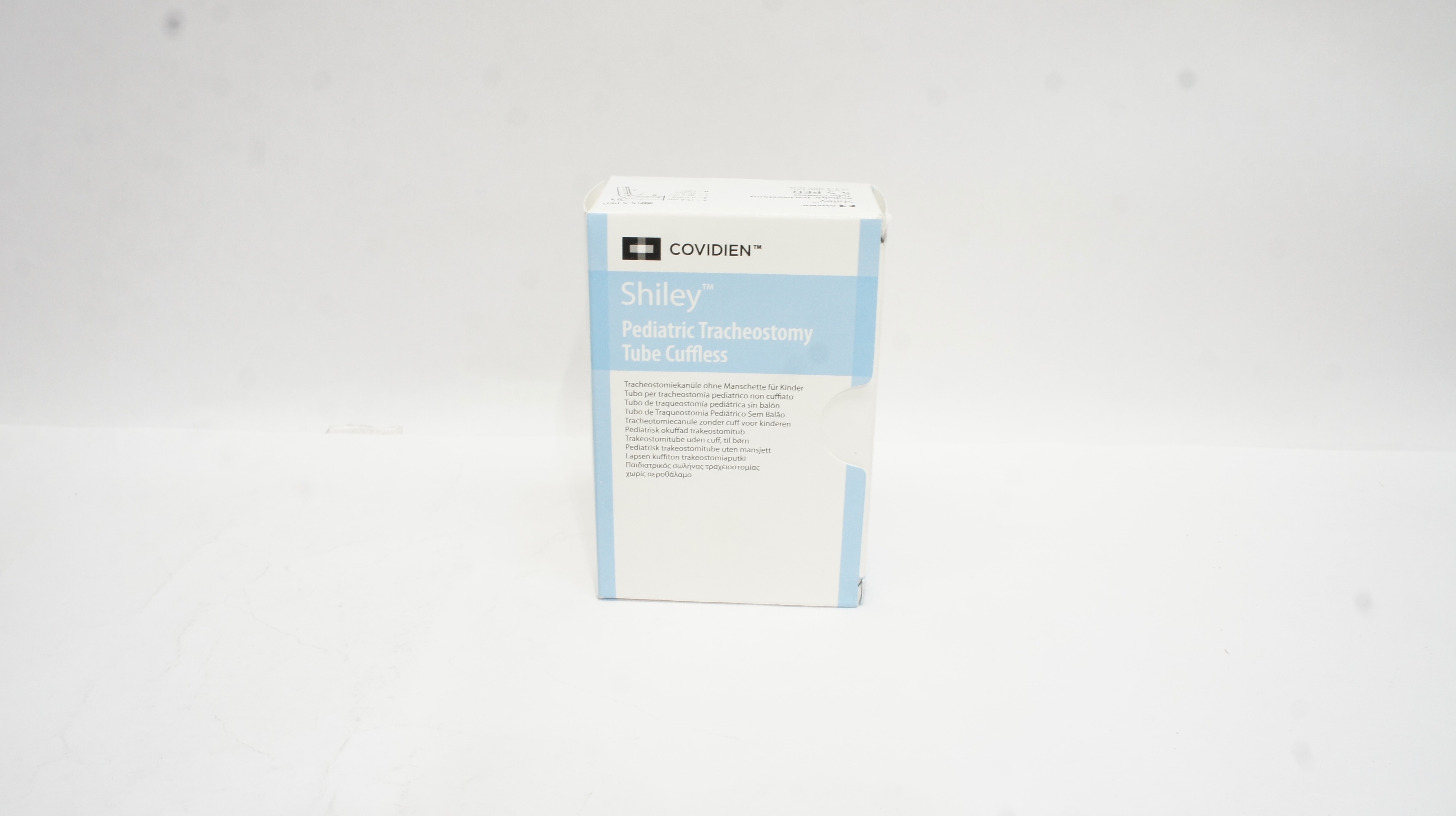 Covidien 5.5PED Shiley Pediatric Tracheostomy Tube Cuffless 5.5 ID x 7.7mm OD