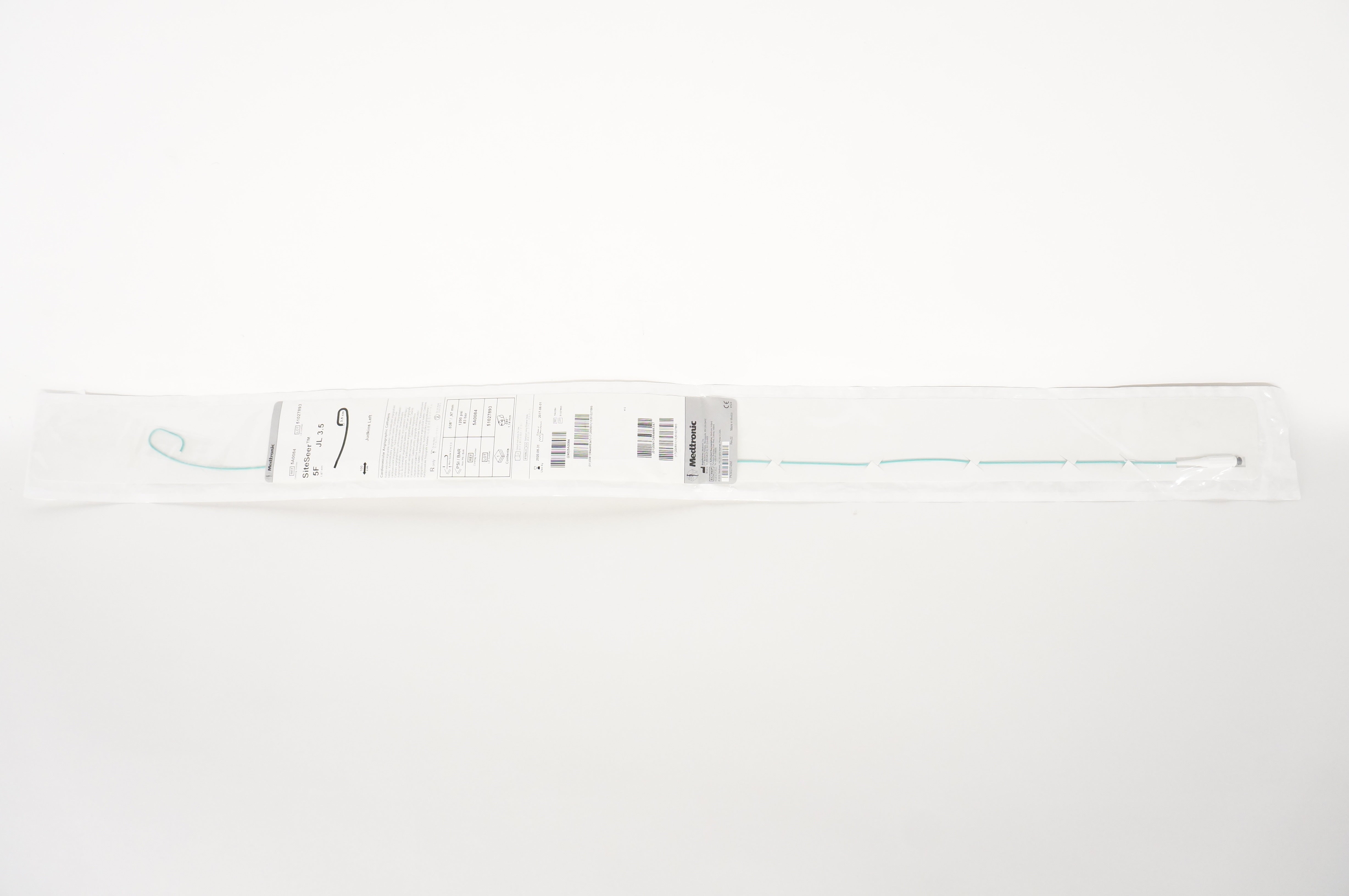 Medtronic 5A0084 SiteSeer JL 3.5 Cardiovascular Cath. 5F x .038inch (x)