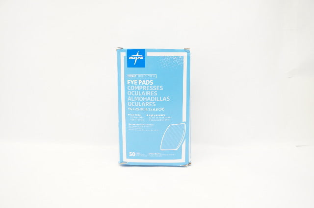 Medline NON21600 Eye Pads Latex Free 1-5/8 x 2-5/8 inch - Box of 45