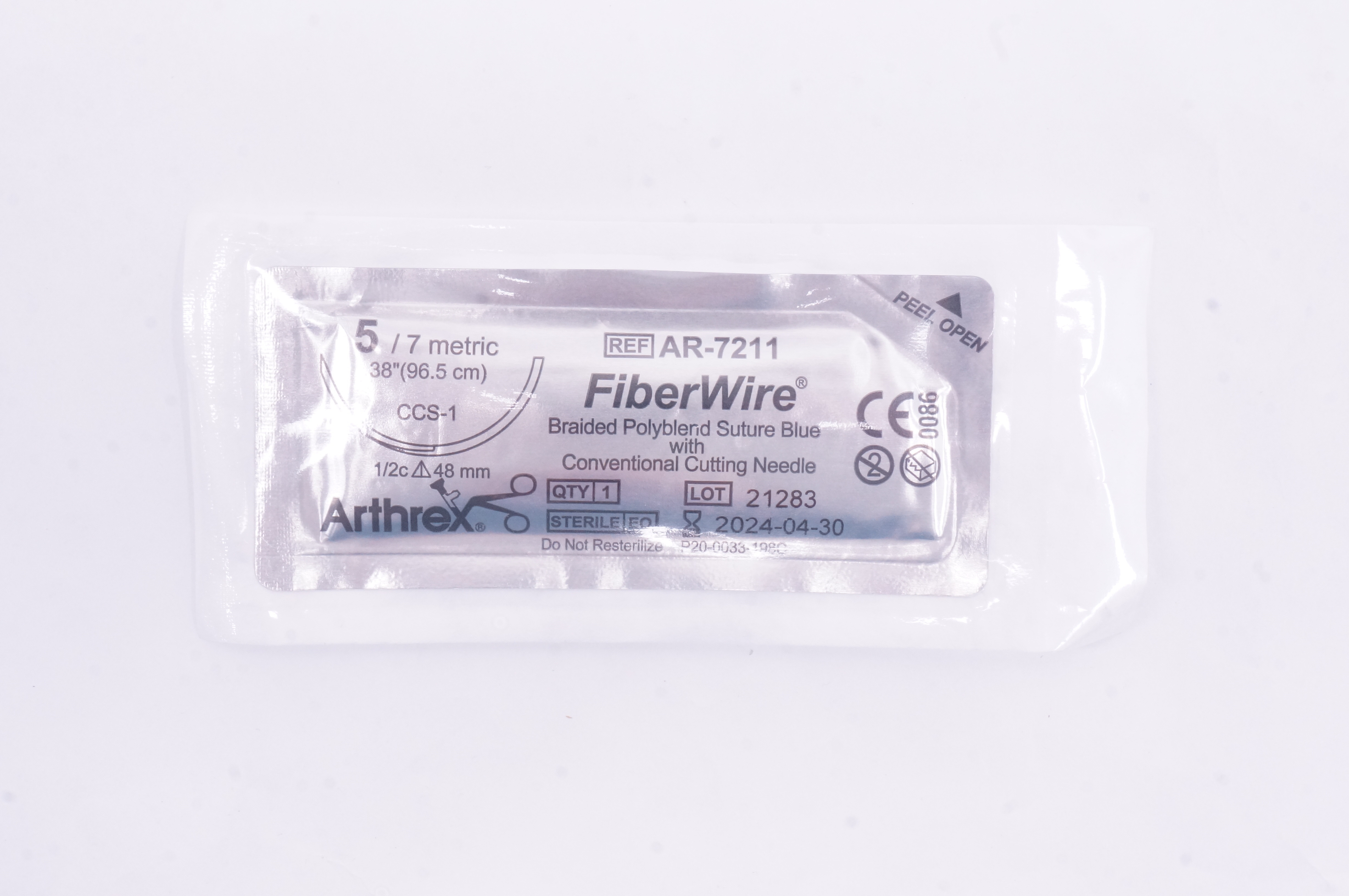 Arthrex AR-7211 5 FIBERWIRE CCS-1 48mm 1/2c, 38inch
