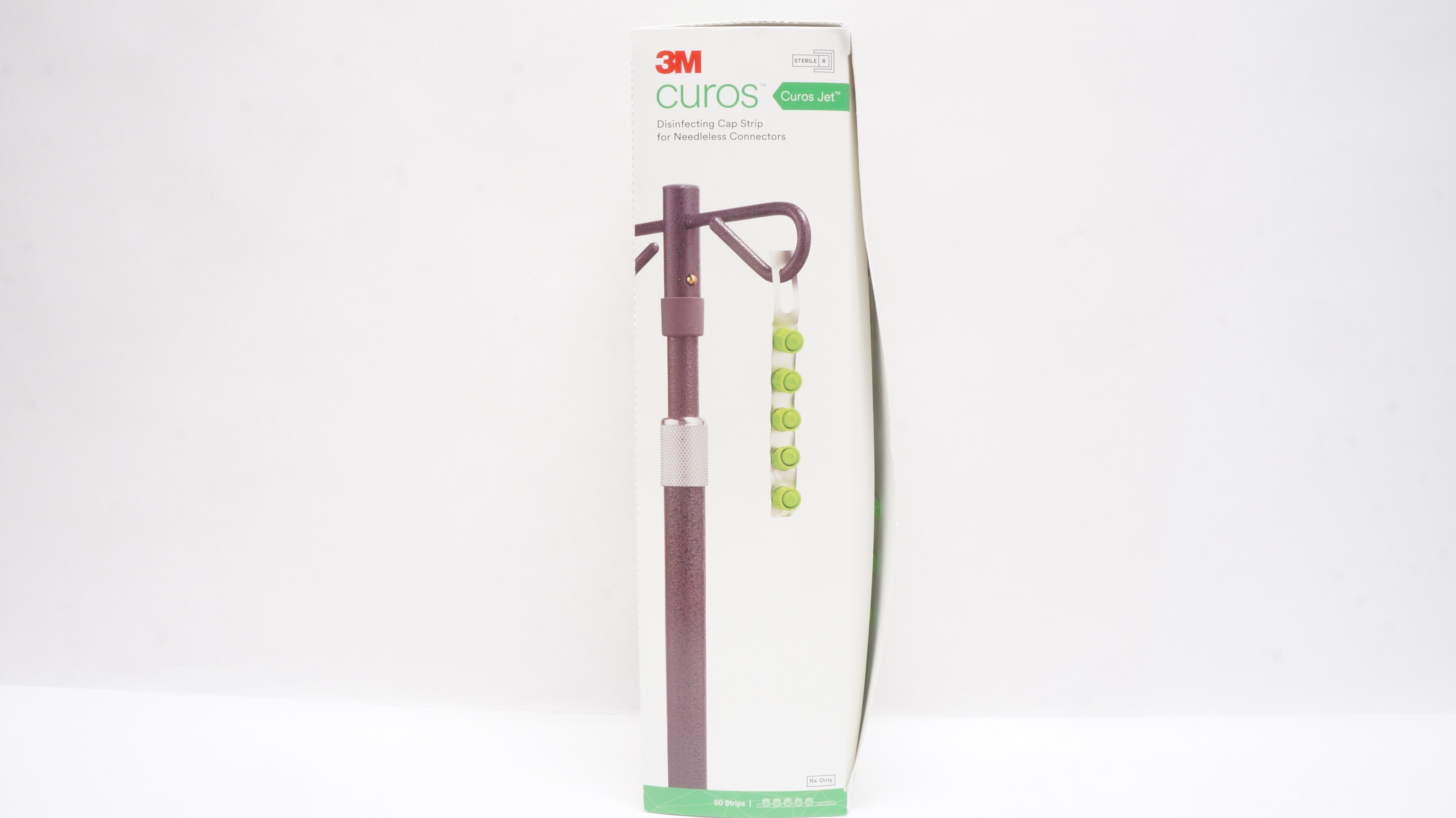 3M CFJ5-250 CUROS Disinfecting Cap Strip for Ndleless Connectors - Box of 50