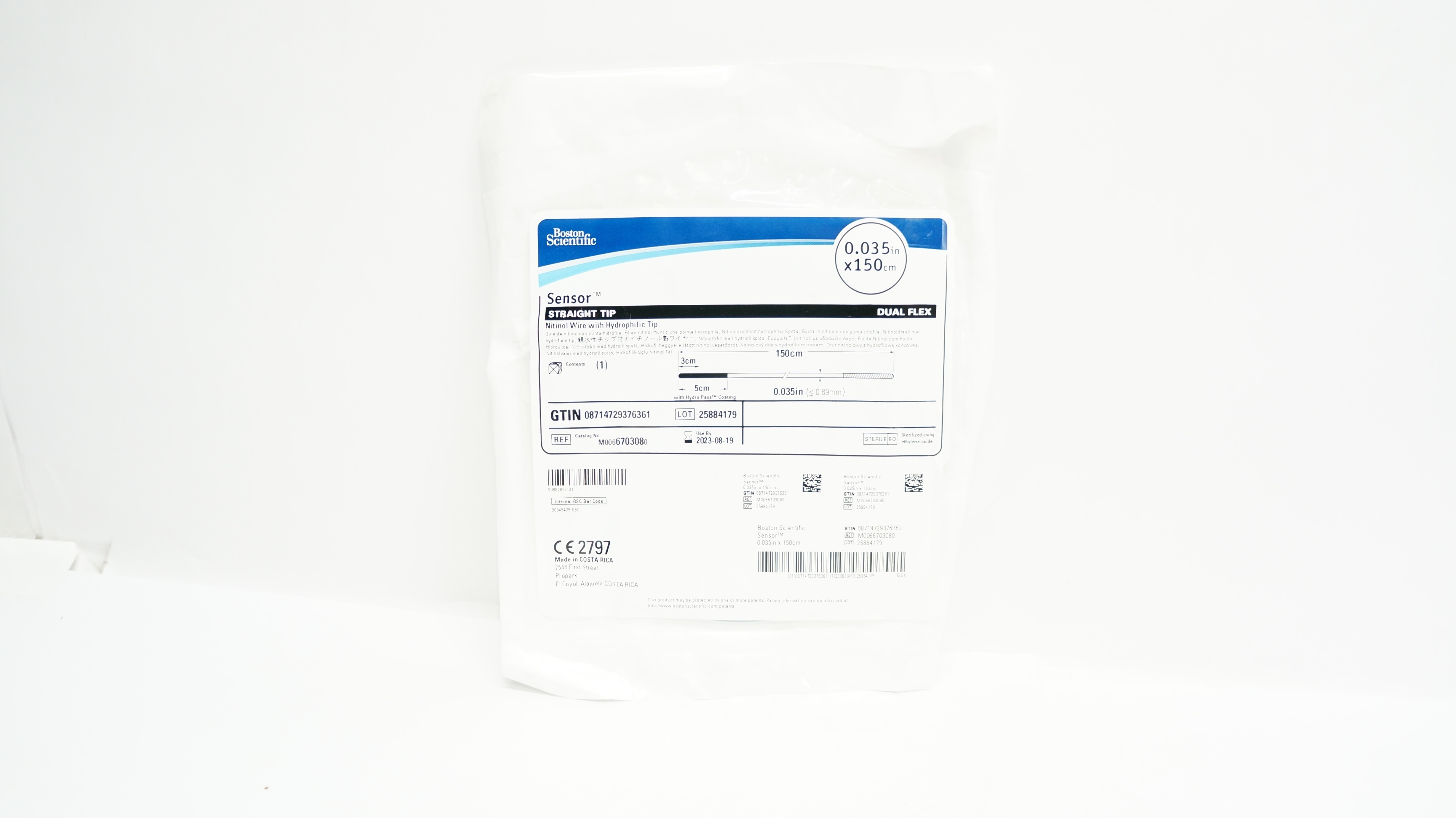 Boston Scientific M0066703080 Sensor Nitinol Wire 0.035inch x 150cm (x)