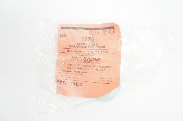King Systems 1025 Infant Inflatable Face Mask Size 2
