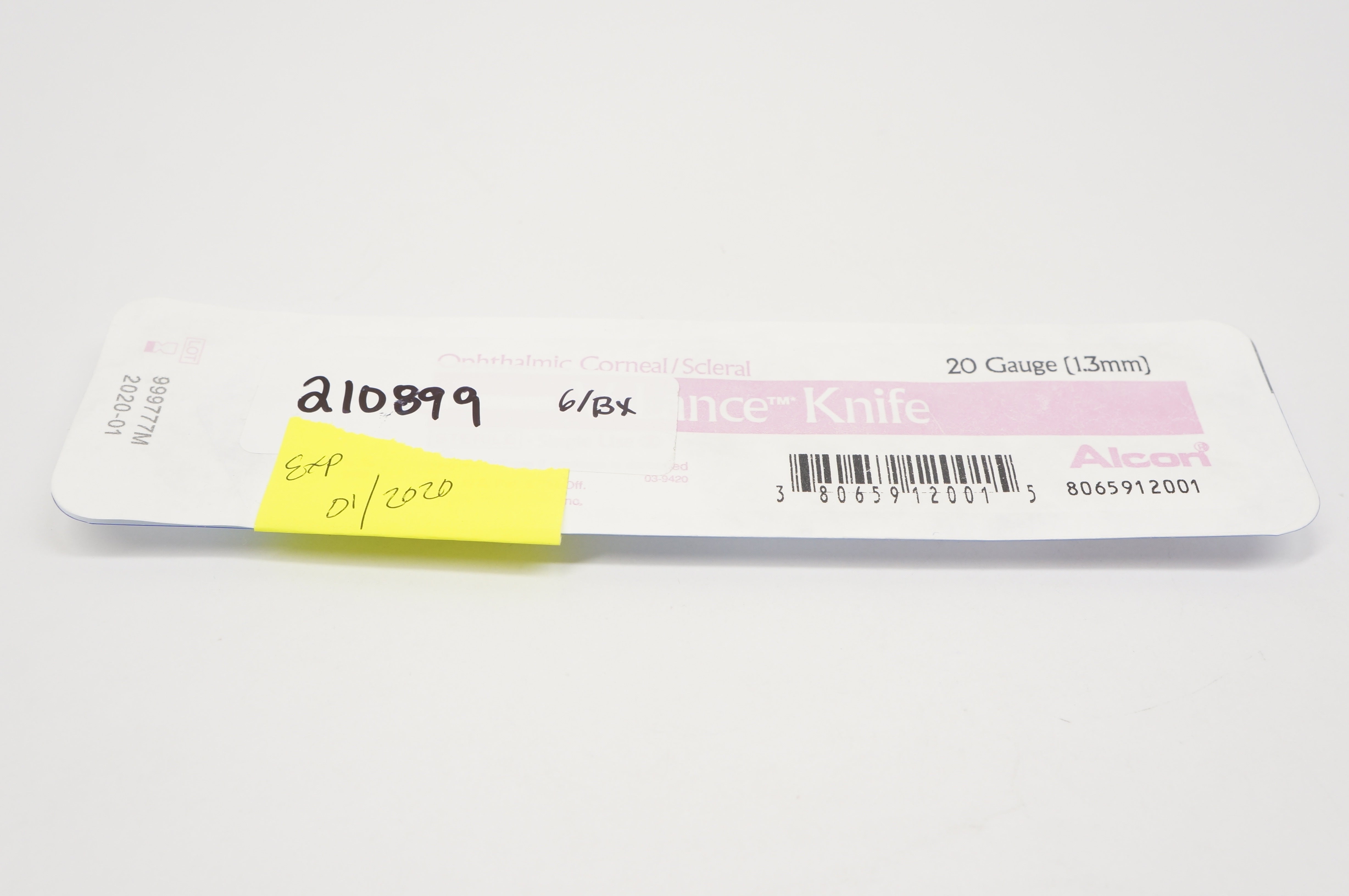 Alcon 8065912001 MVR V-Lance Knife, 20G (x)
