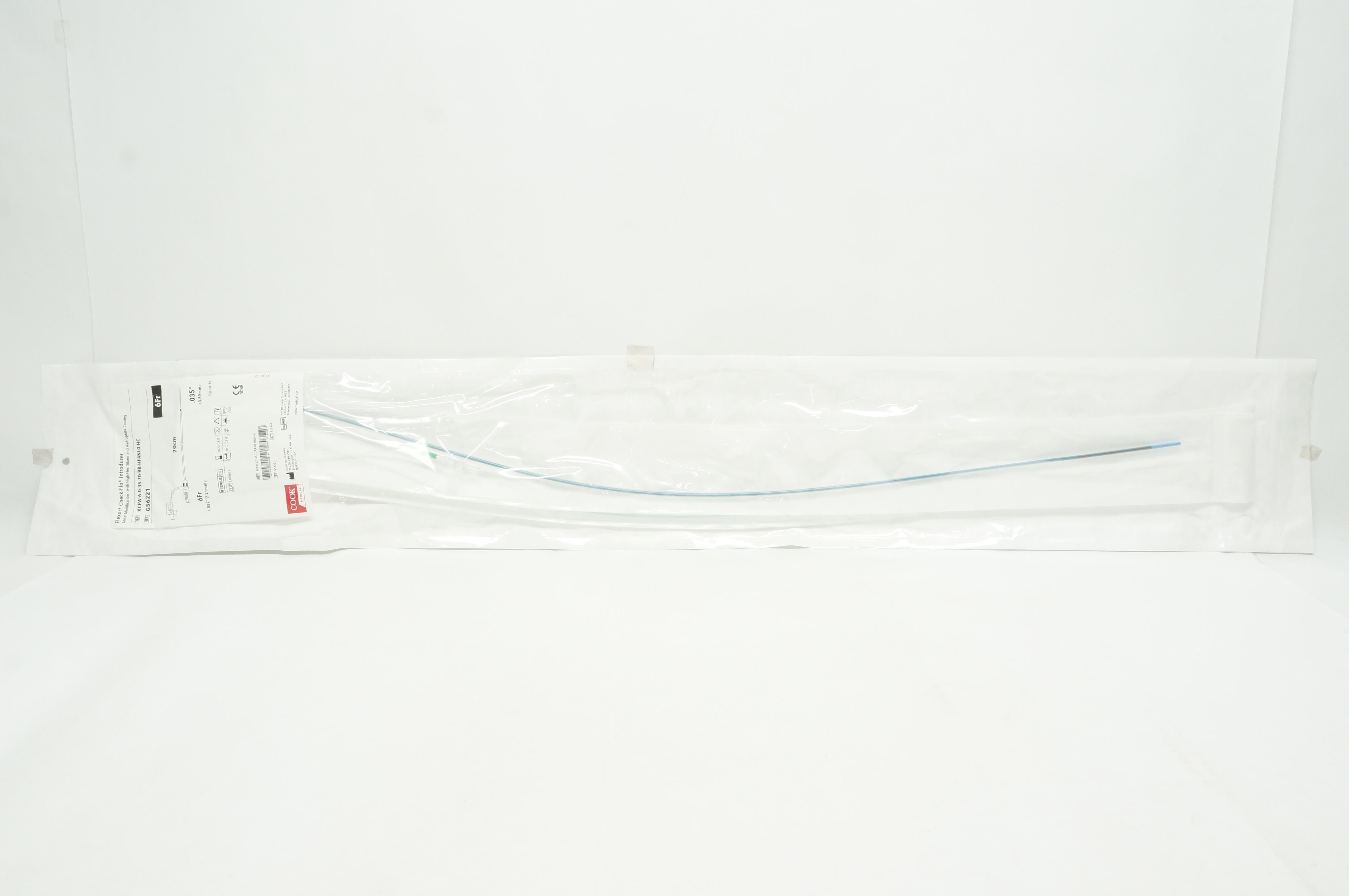 Cook Medical G56221 Flexor Check-Flo Introducer 6Fr x 0.35 inch (x)