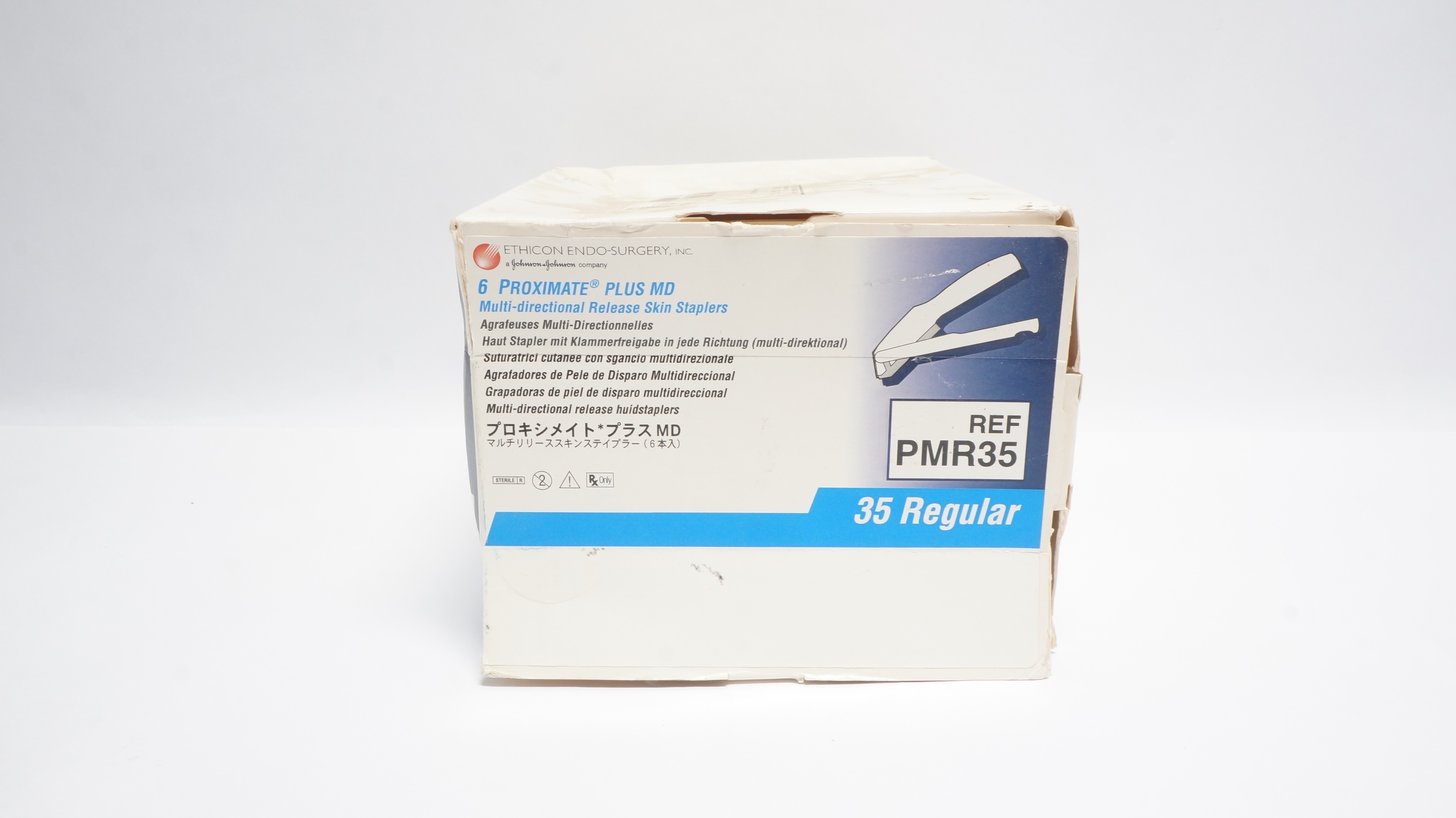Ethicon PMR35 Proximate+ MD Multi-Directional Release Skin Staplers -Box of 6(x)