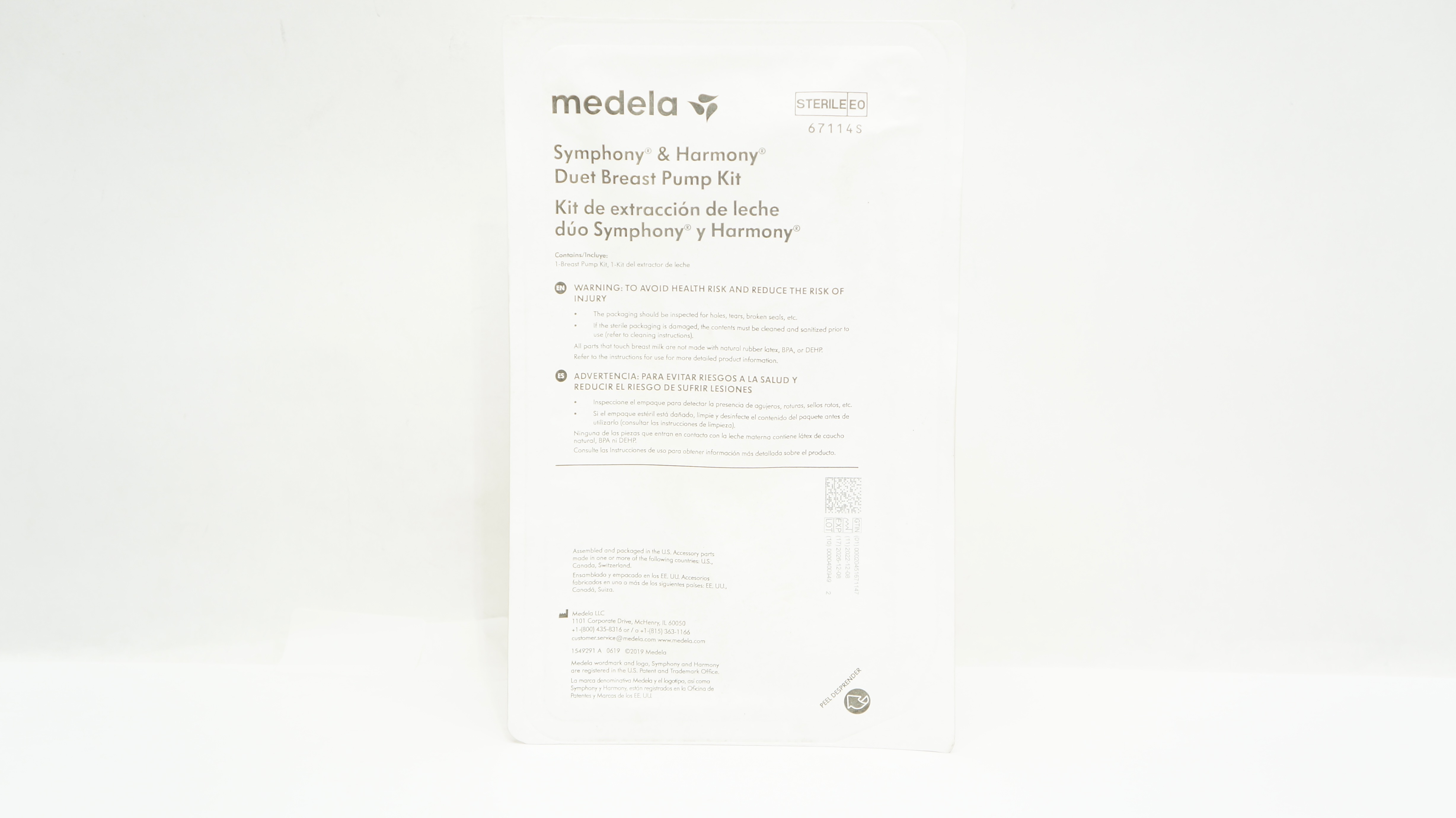 Medela 67114s Symphony & Harmony Duet Breast Milk Initiation Kit