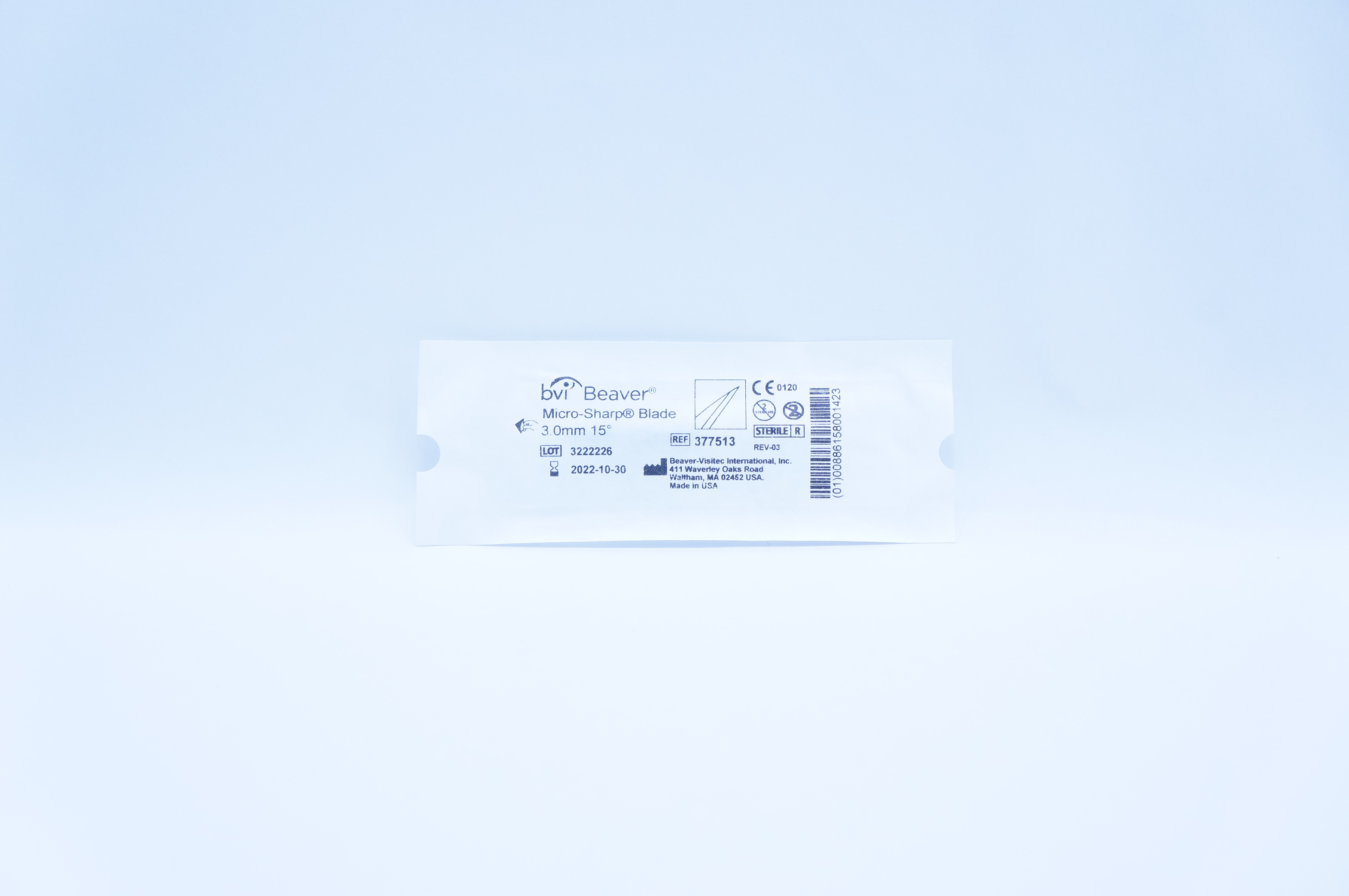 BVI Beaver 377513  Micro-Sharp Blade 3.0mm 15degree