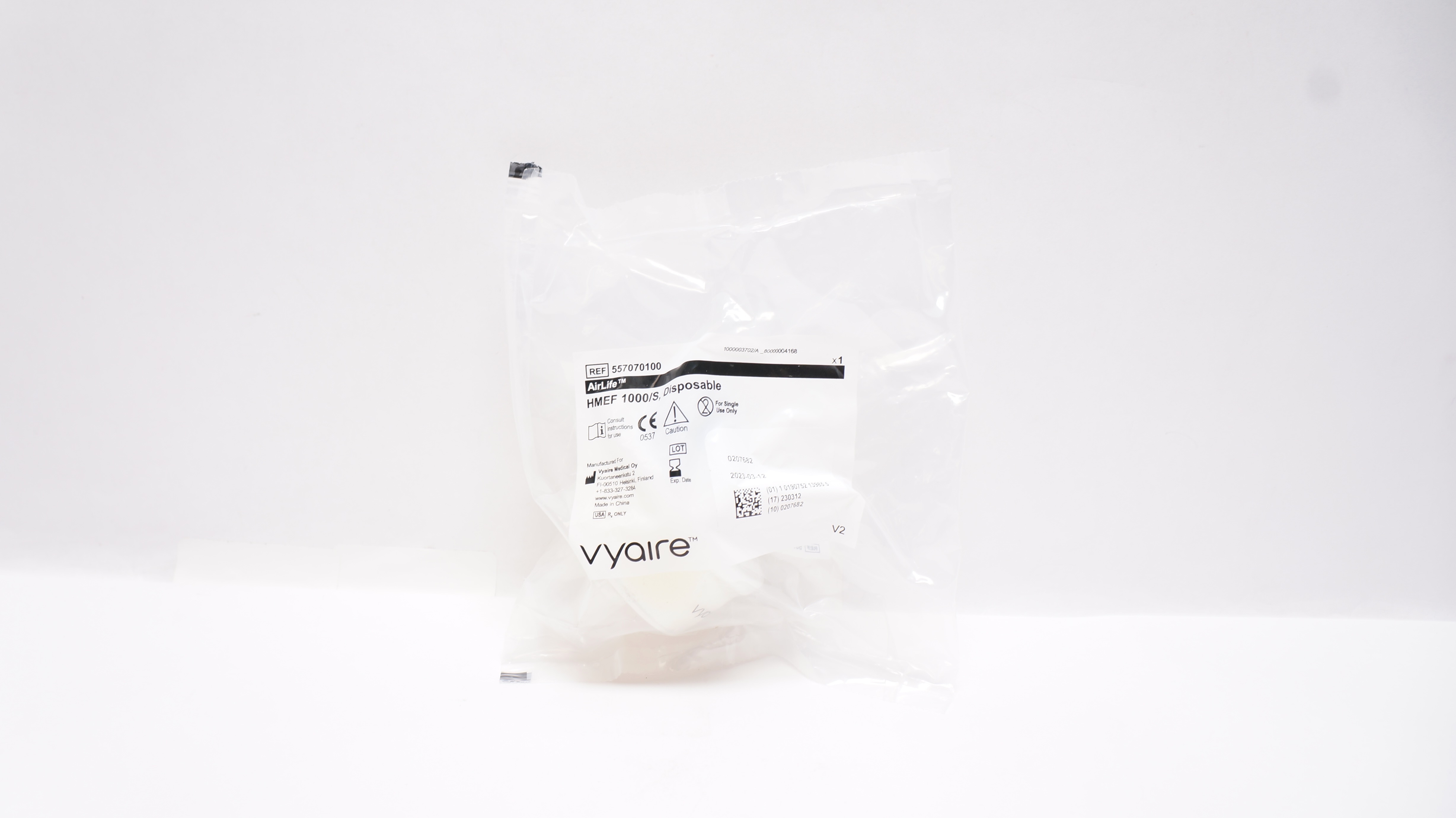 Vyaire 557070100 AirLife HMEF 1000/S Disposable (x)