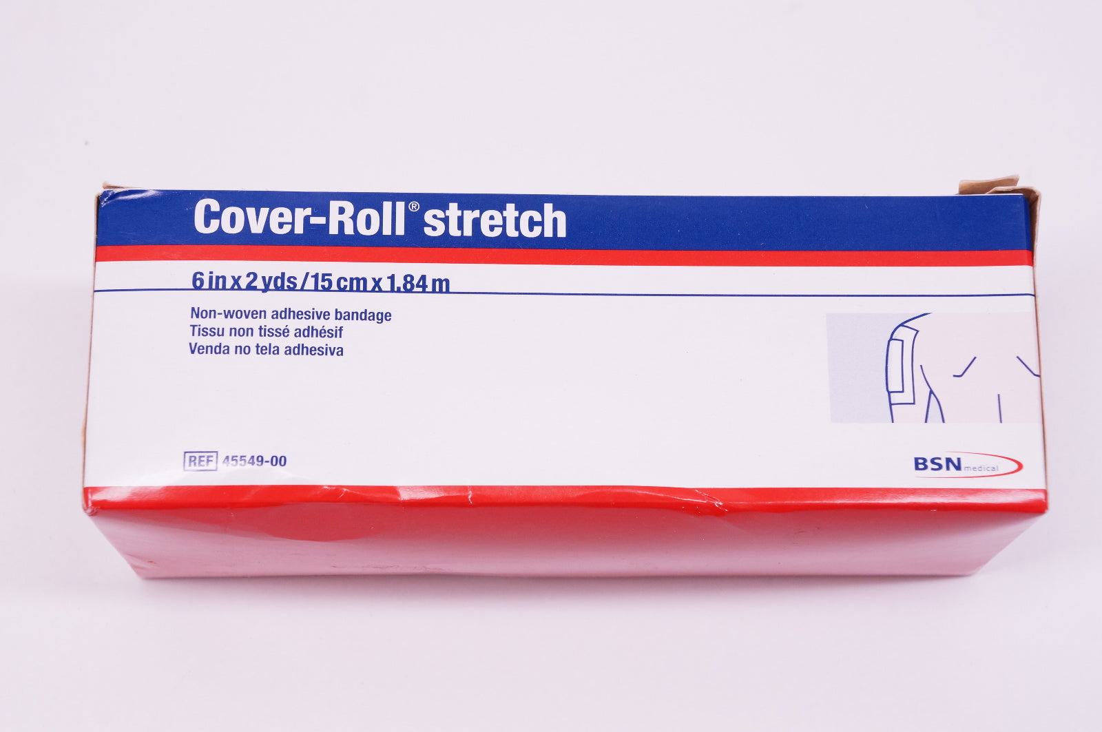BSN Medical 45549-00 Cover-Roll Stretch Non-Woven Adhesive Bandage 6inch x 2yds (x)