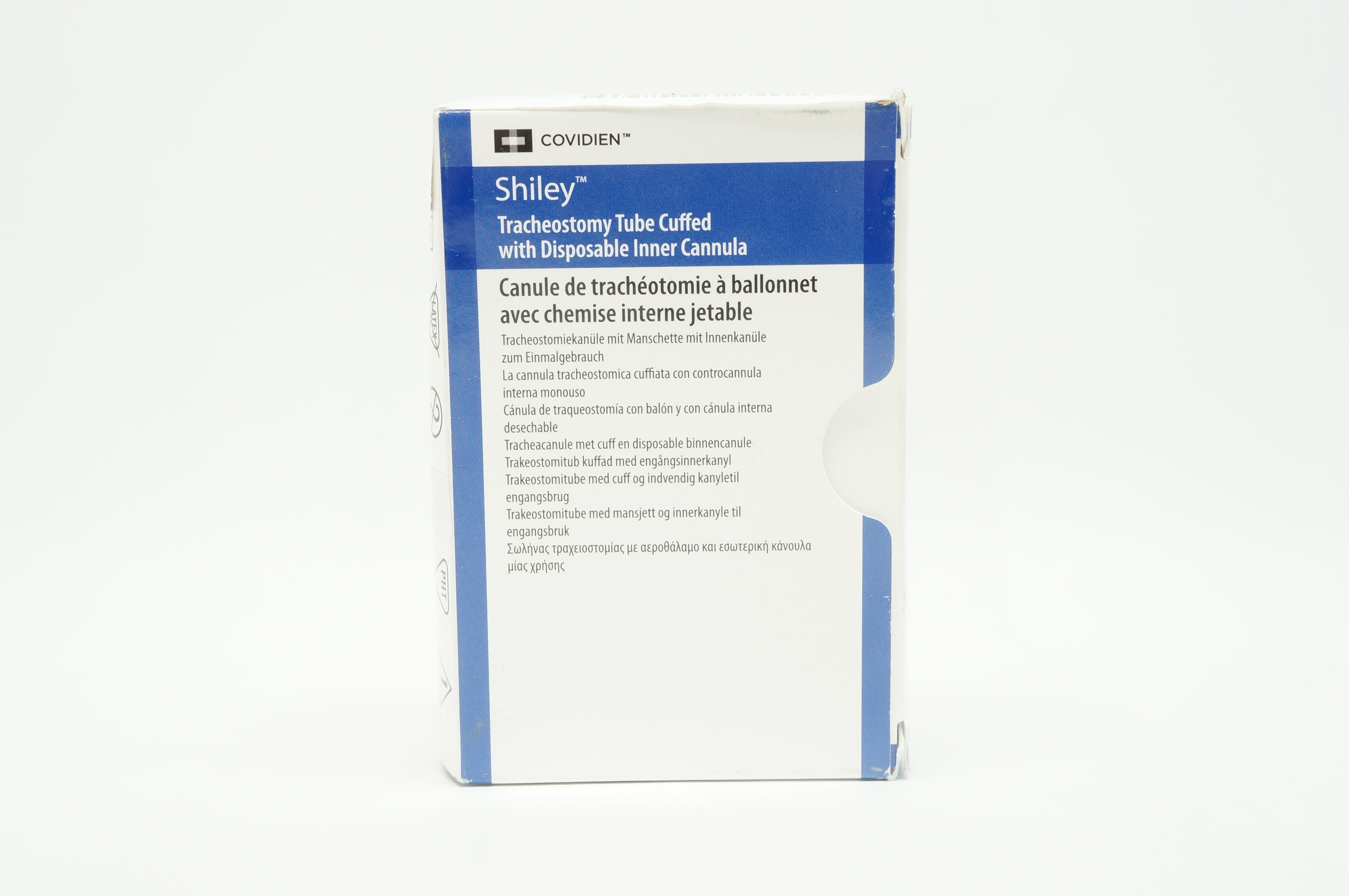 Covidien 4DCT Tracheostomy Tube w/Inner Cannula 5.0 ID x 9.4 OD x 20.0 x 62mm(x)