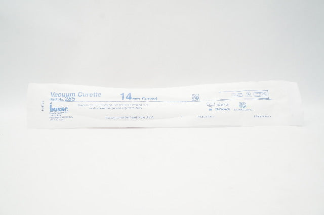 Busse 285 Vacuum Curette, Curved 14mm
